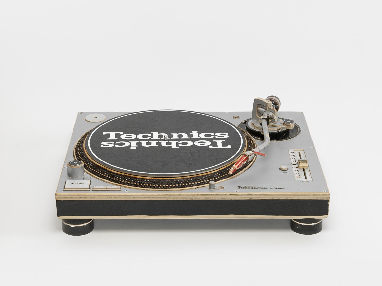 Technics 1200MK3D, 2022 Plywood, epoxy resin, mixed media 7 H x 8 W x 14 D inches