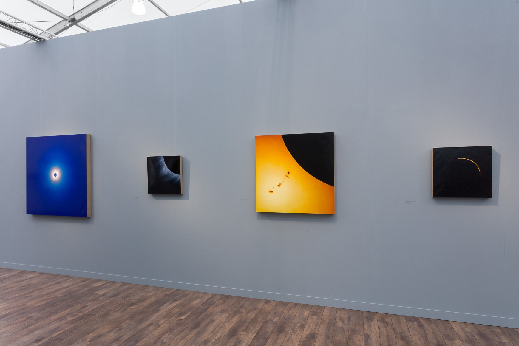 Installation view of Damian Loeb: All Hope is Lost at Frieze New York from May 2-5, 2019.