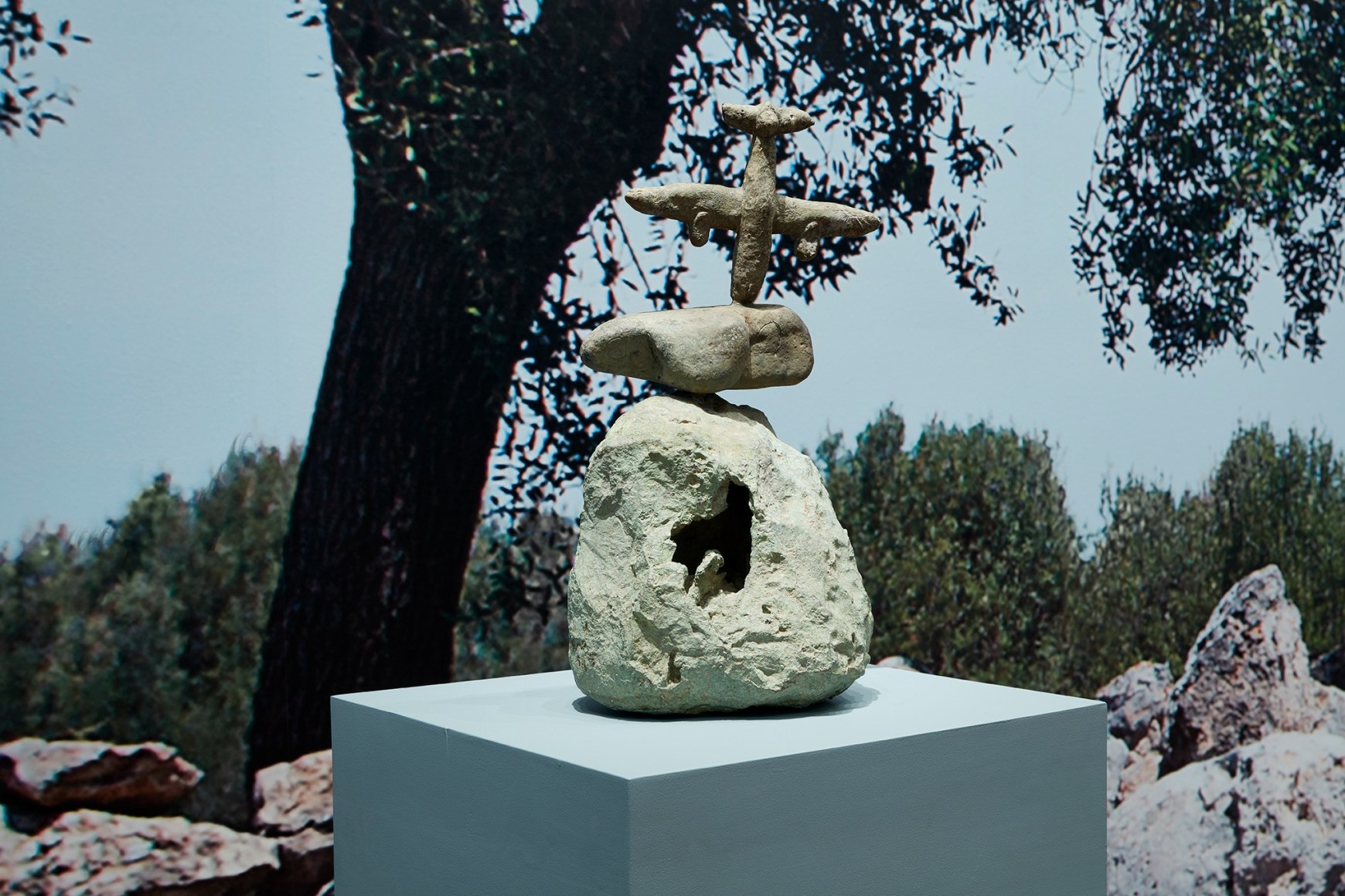 Installation view of &quot;Mir&oacute; the Sculptor: Elements of Nature&quot;   Photo by Kent Pell. Art &copy; 2020 Successi&oacute; Mir&oacute; / Artists Rights Society (ARS), New York / ADAGP, Paris.