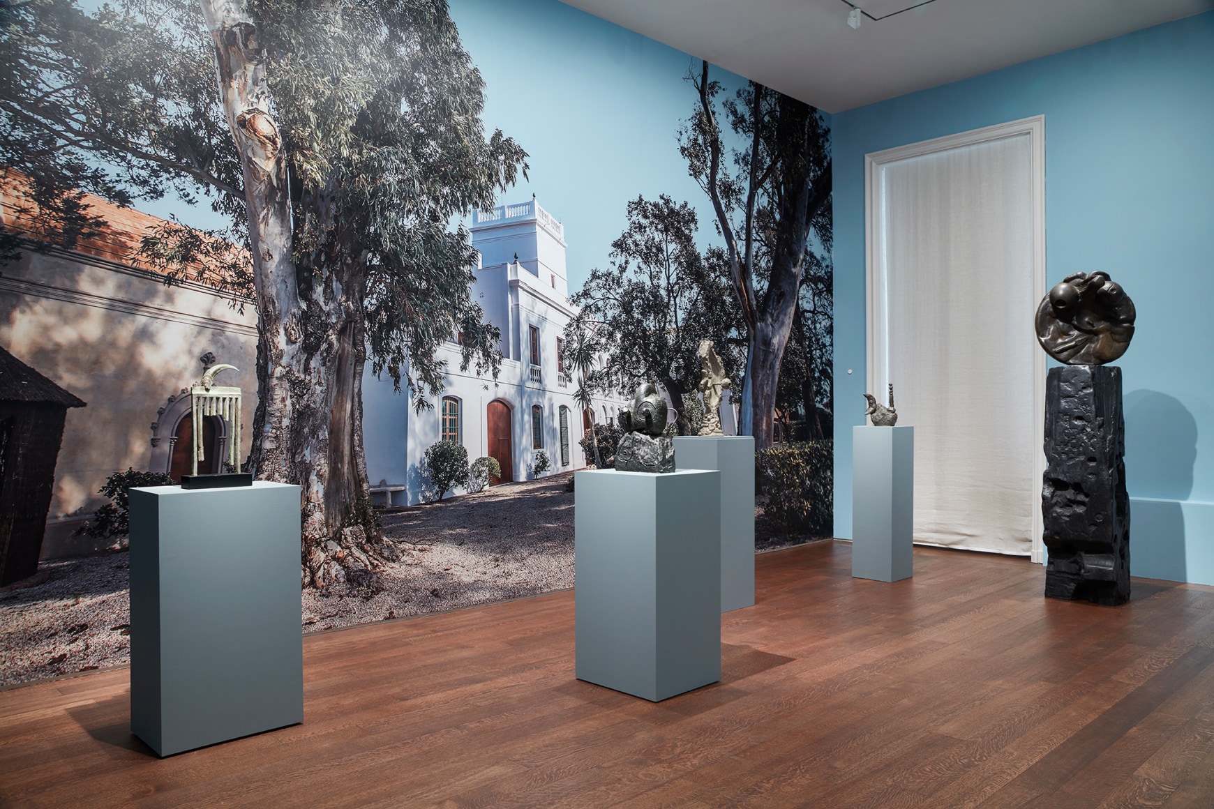 Installation view of &quot;Mir&oacute; the Sculptor: Elements of Nature&quot;