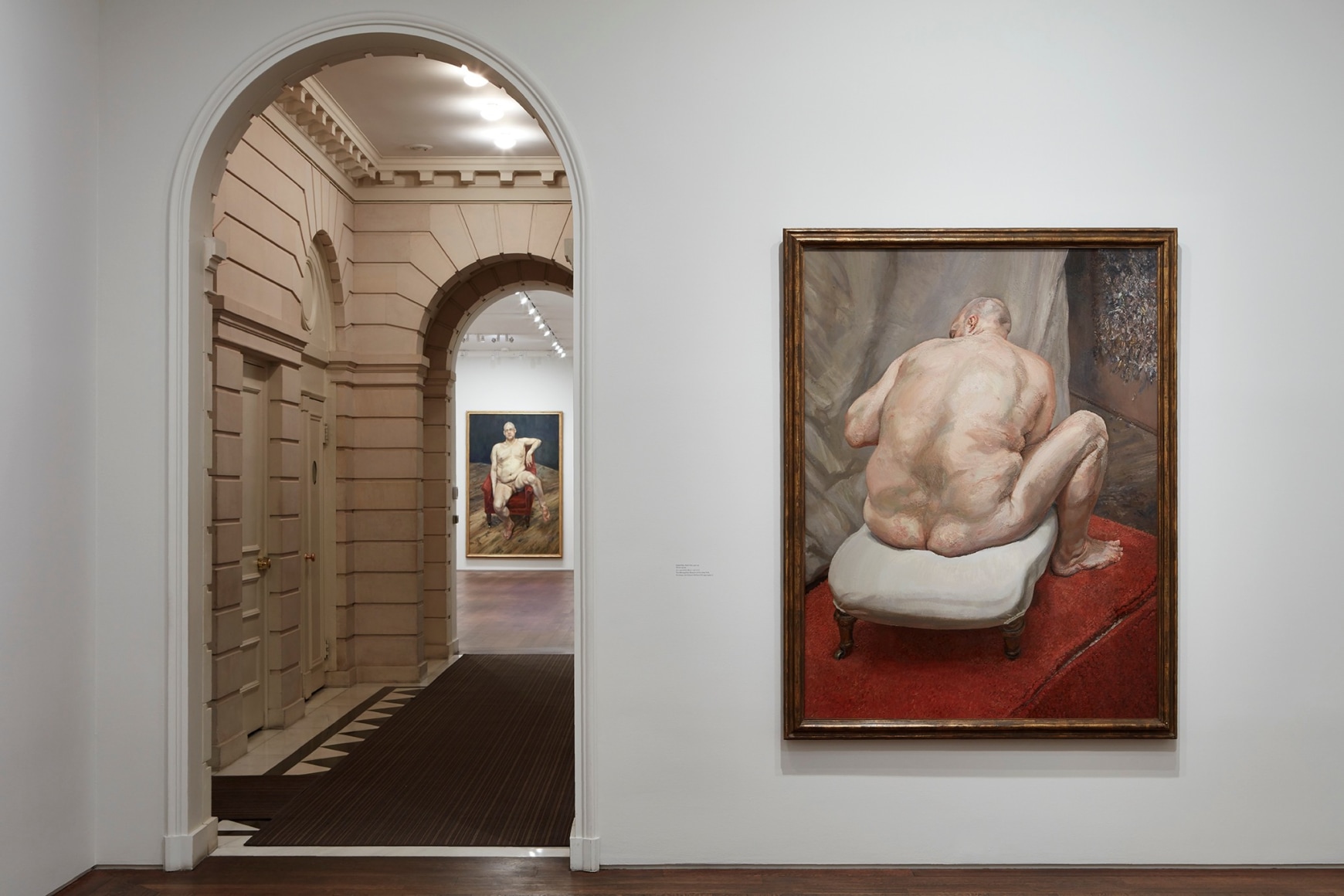 Installation view of Lucian Freud: Monumental at Acquavella Galleries from April 5 &ndash; May 24, 2019.