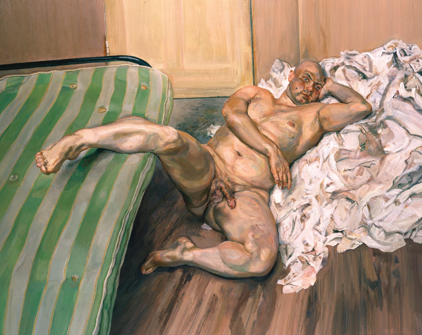 Lucian Freud, Nude with Leg Up (Leigh Bowery)