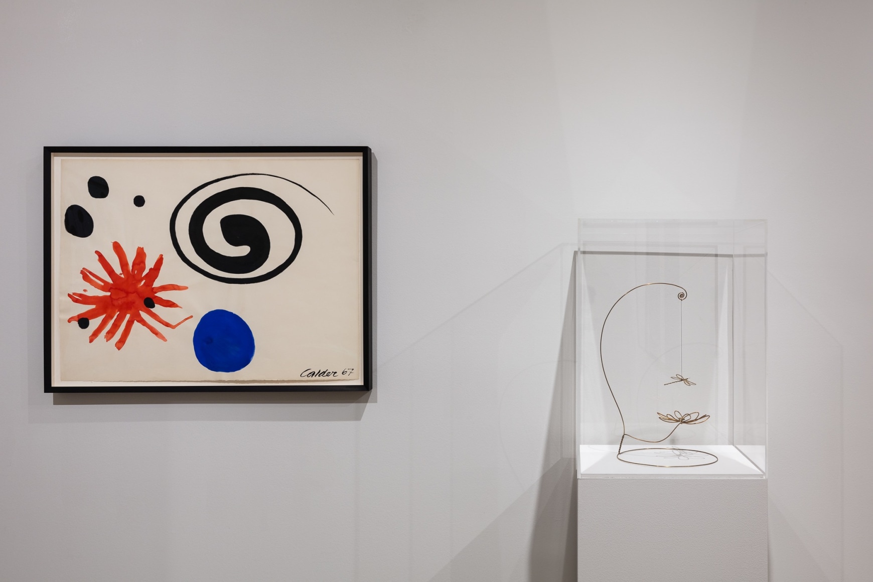 Installation view of Calder: Composing Motion  Photo by Silvia Ros  &copy; 2024 Calder Foundation, New York / Artists Rights Society (ARS), New York