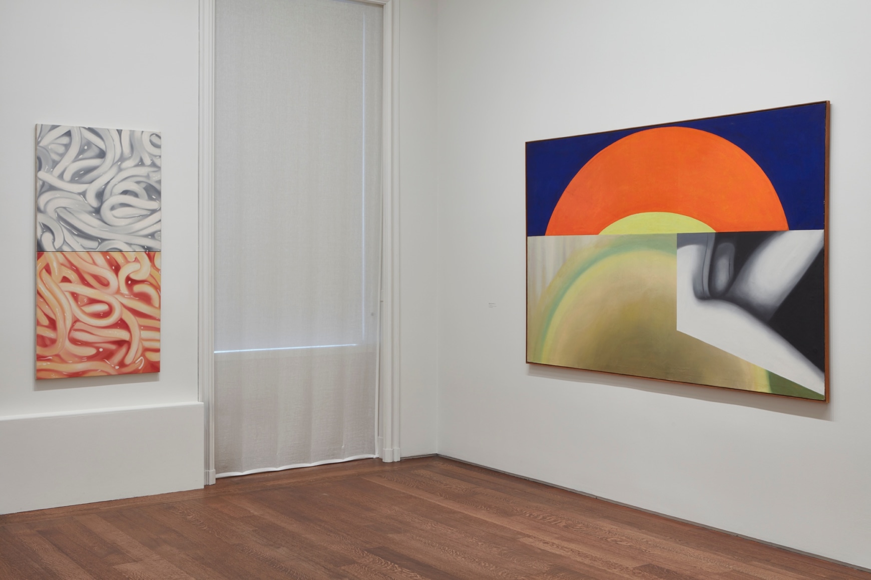 Installation view of James Rosenquist: His American Life at Acquavella Galleries from October 25 - December 7, 2018.