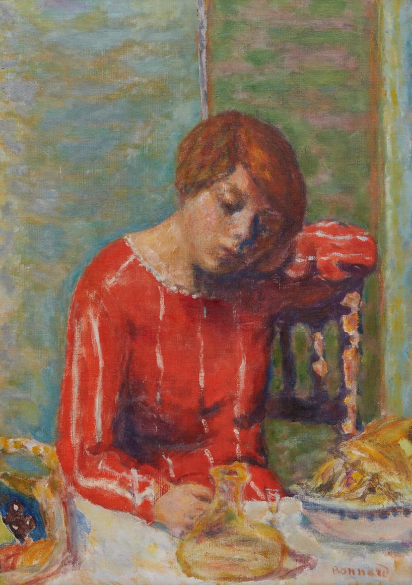 PIERRE BONNARD Le corsage ray&eacute; [Striped Blouse], c. 1922