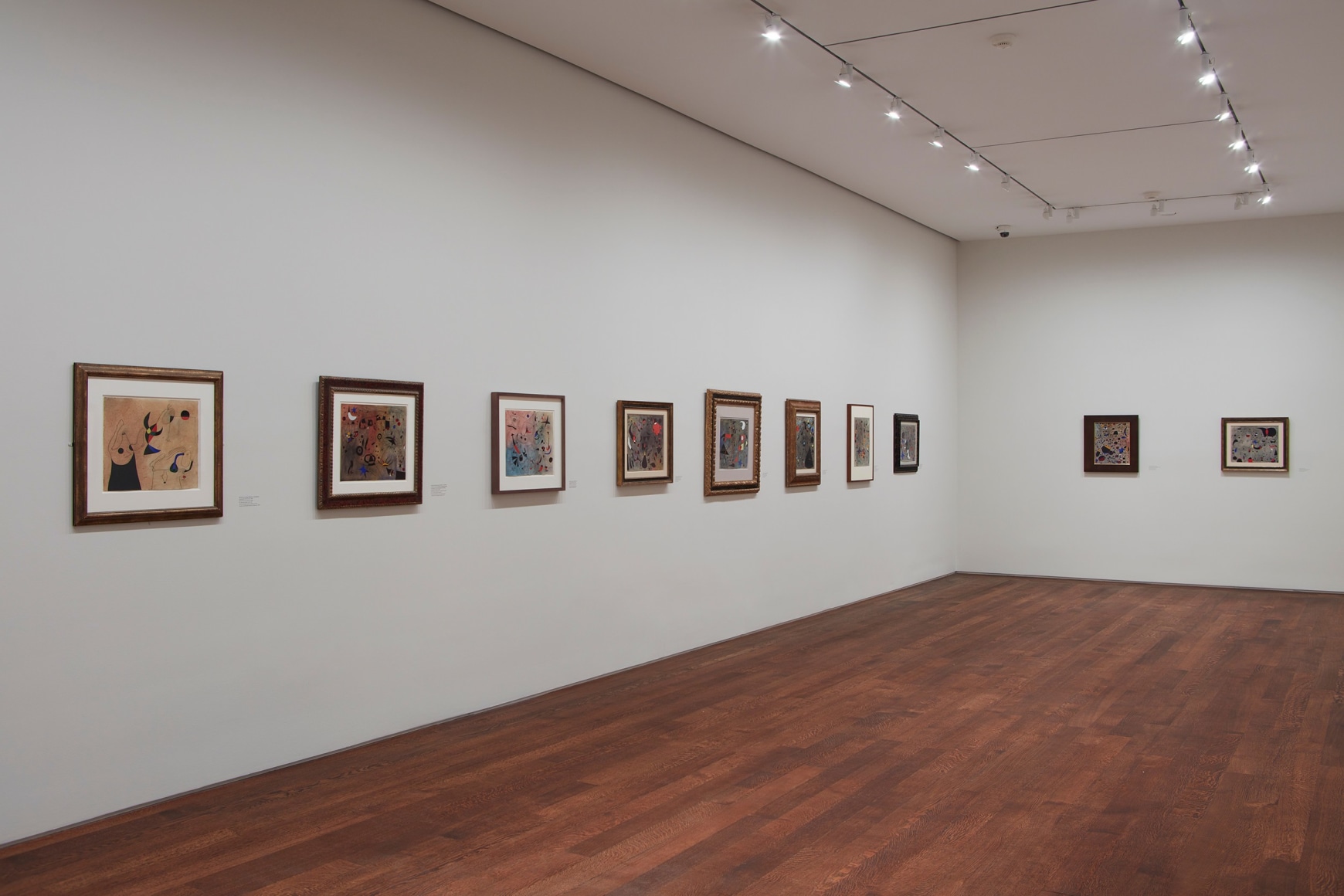 Installation view of Miro Constellations