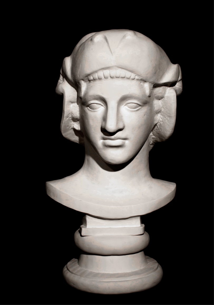 Li_Hongbo_Bust_of_Lion_Hat_paper_60x40x30cm_2012_1