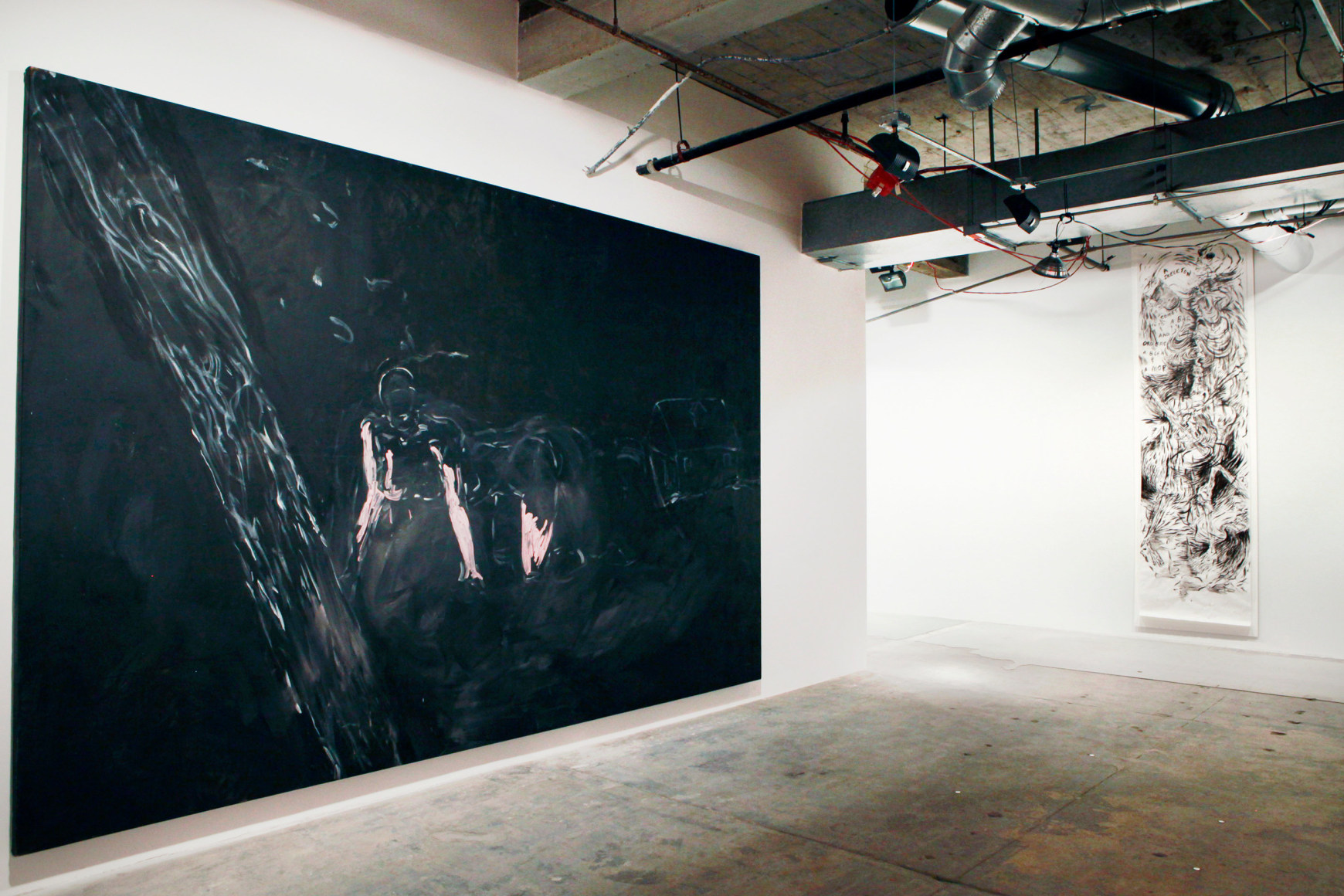 Installation view, Laurie Anderson, Boat, Vito Schnabel, New York, 2012