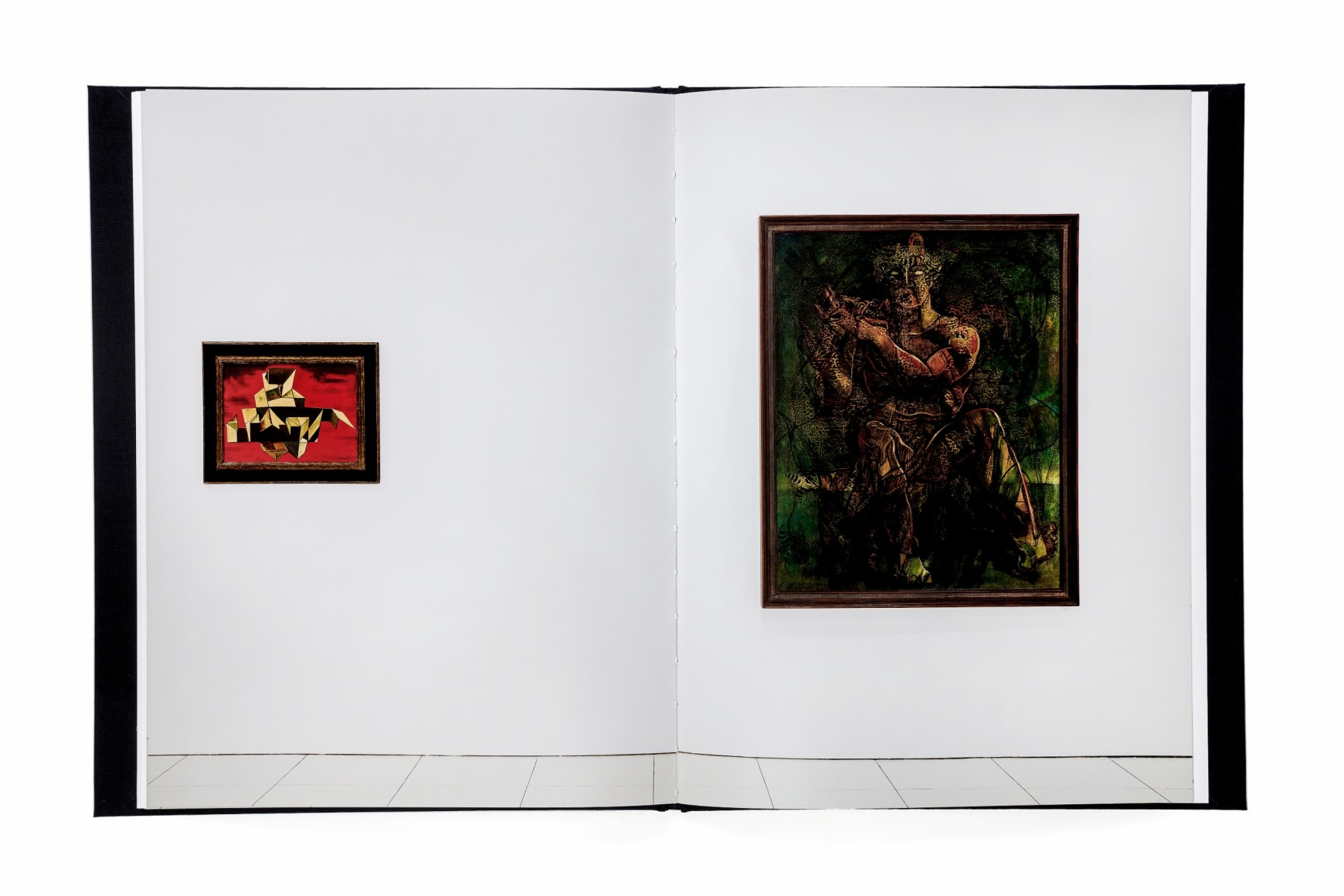 Interior spread of the Man Ray and Picabia catalogue