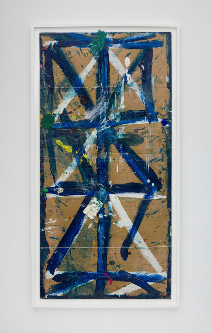 Spencer Lewis Untitled Blue Cage, 2015-2016