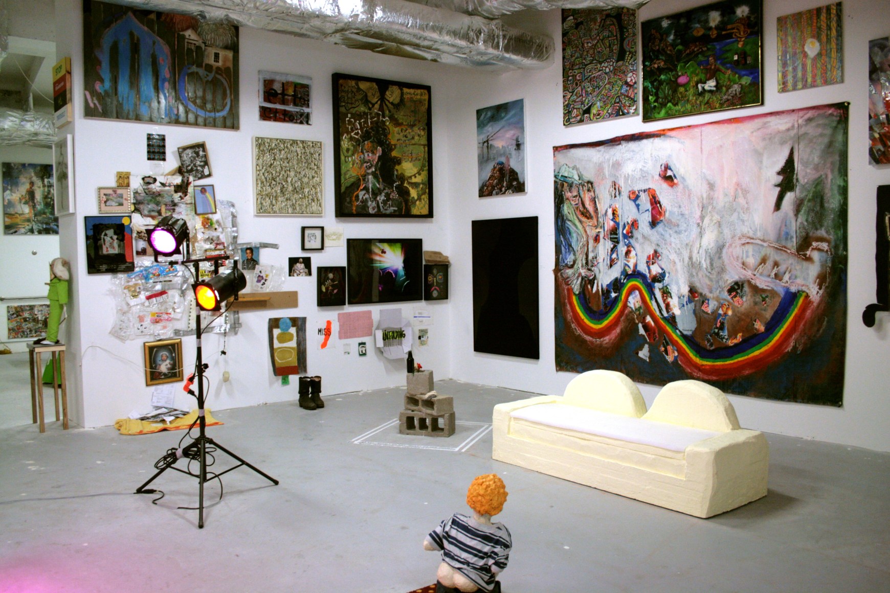 Installation view, The Bruce High Quality Foundation, Brucennial: 2010, New York, 2010