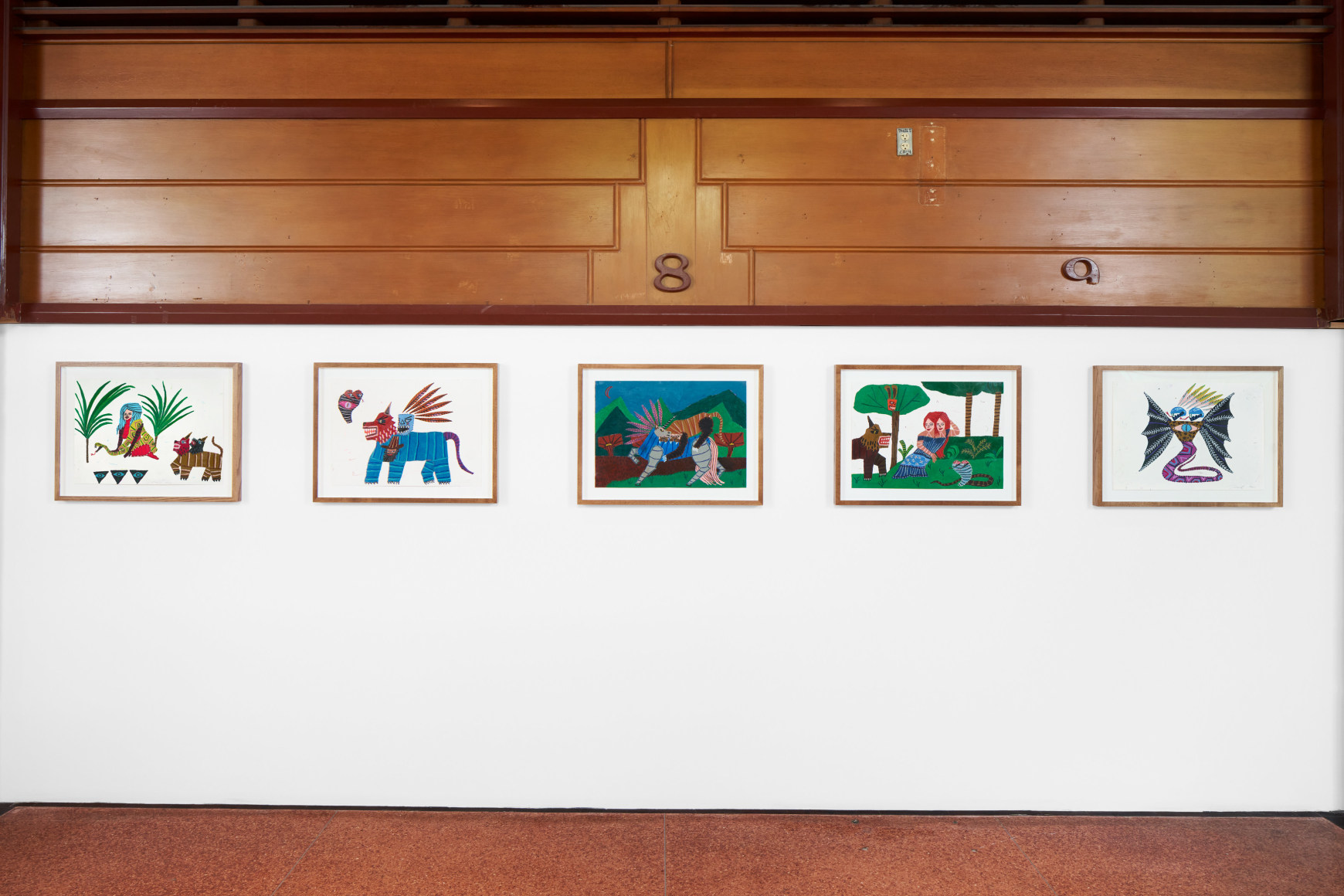 Installation view,&nbsp;Jordan Kerwick: Pink sunsets, cigarettes, 3 regrets and hope to haunt the future, Presented by Vito Schnabel Gallery and Alexander Dellal at the Old Santa Monica Post Office, Santa Monica, CA, 2022; Artworks &copy; Jordan Kerwick; Photo by Elon Schoenholz; Courtesy the artist and Vito Schnabel Gallery