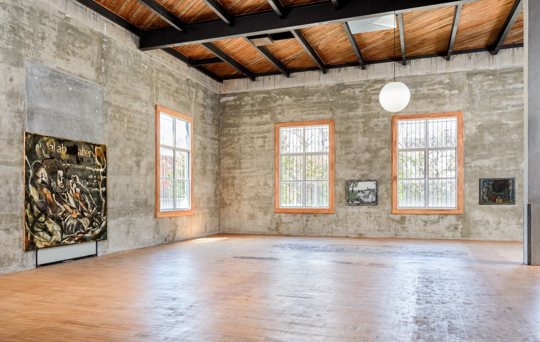 Installation view, Markus L&uuml;pertz: Markus the Painter or the Ratio of the Impossible, Vito Schnabel Gallery, Old Santa Monica Post Office, CA, 2023; Artworks &copy; Artists Rights Society (ARS), New York / VG Bild-Kunst, Bonn; Photo by Elon Schoenholz; Courtesy the artist and Vito Schnabel Gallery