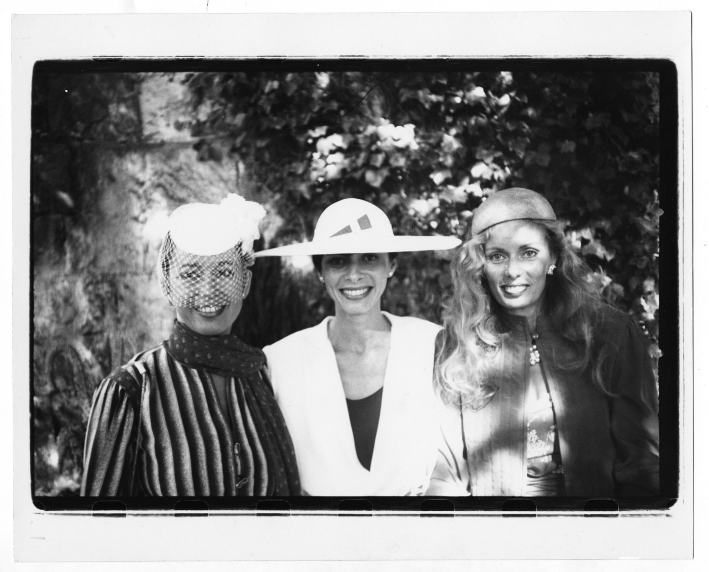 Florence Grinda, Nadine Le Clery, Silvia Serra di Cassano, Maria Niarchos' Wedding, Deauville, 1979