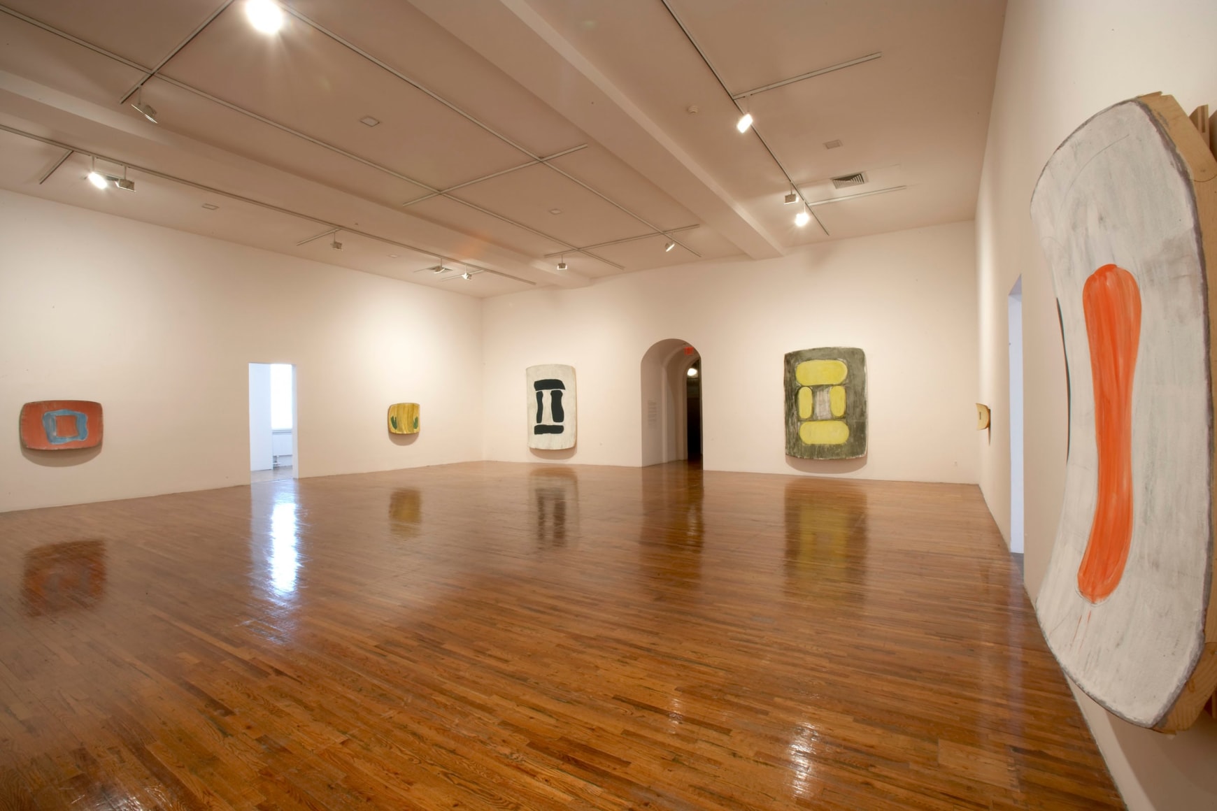 Installation view, Ron Gorchov, Double Trouble, MoMA PS1, Long Island City, New York, 2006