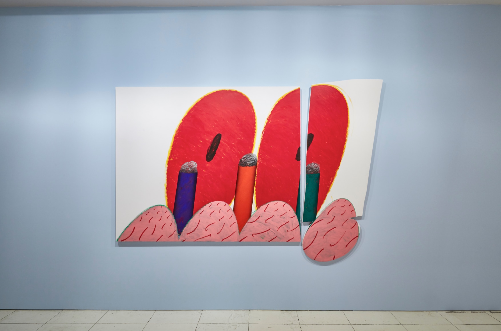 Installation view, James English Leary: Triple Motherfucker, Vito Schnabel Projects, New York, 2015