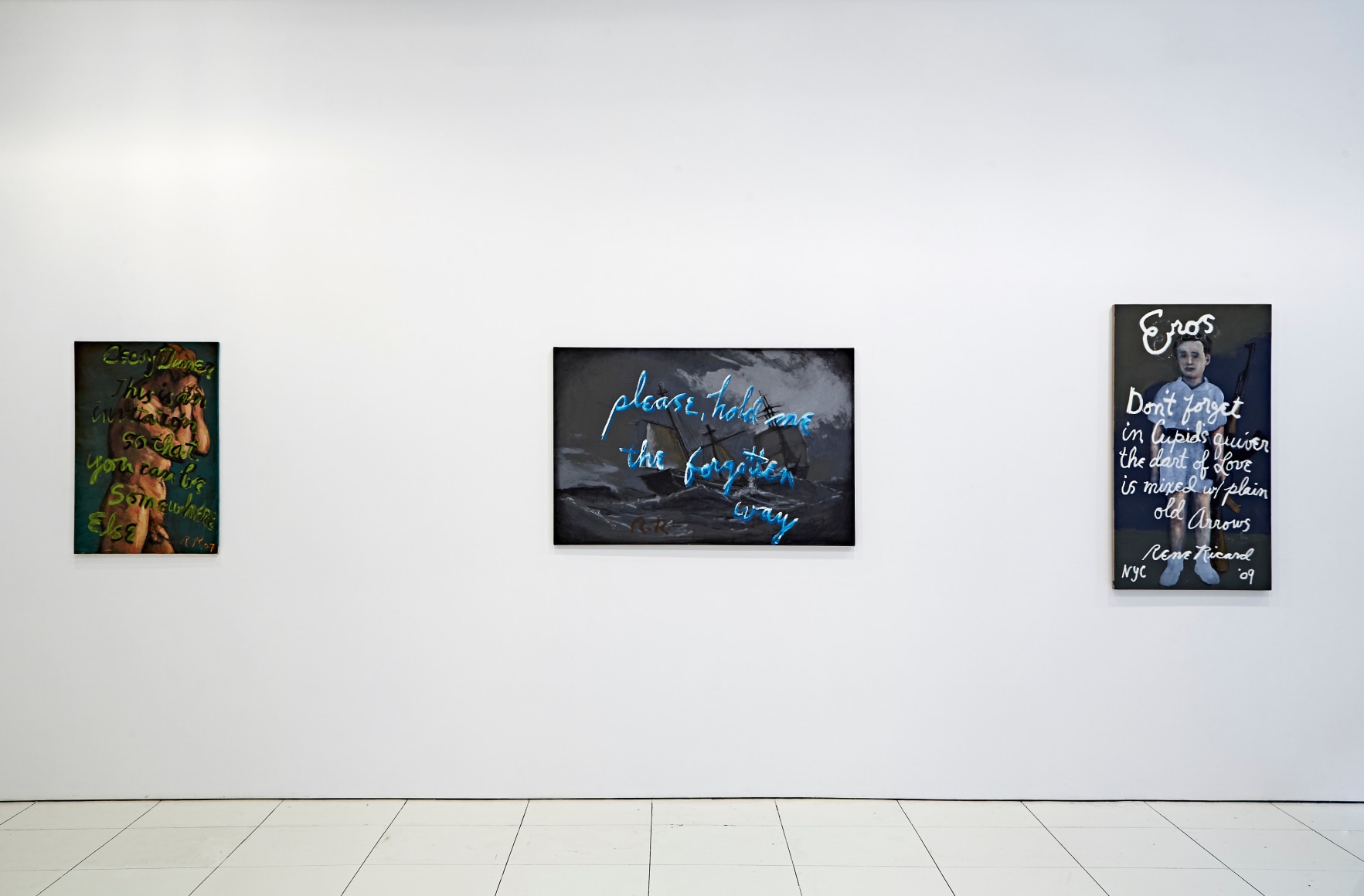 Rene Ricard @ 43 Clarkson - Installation