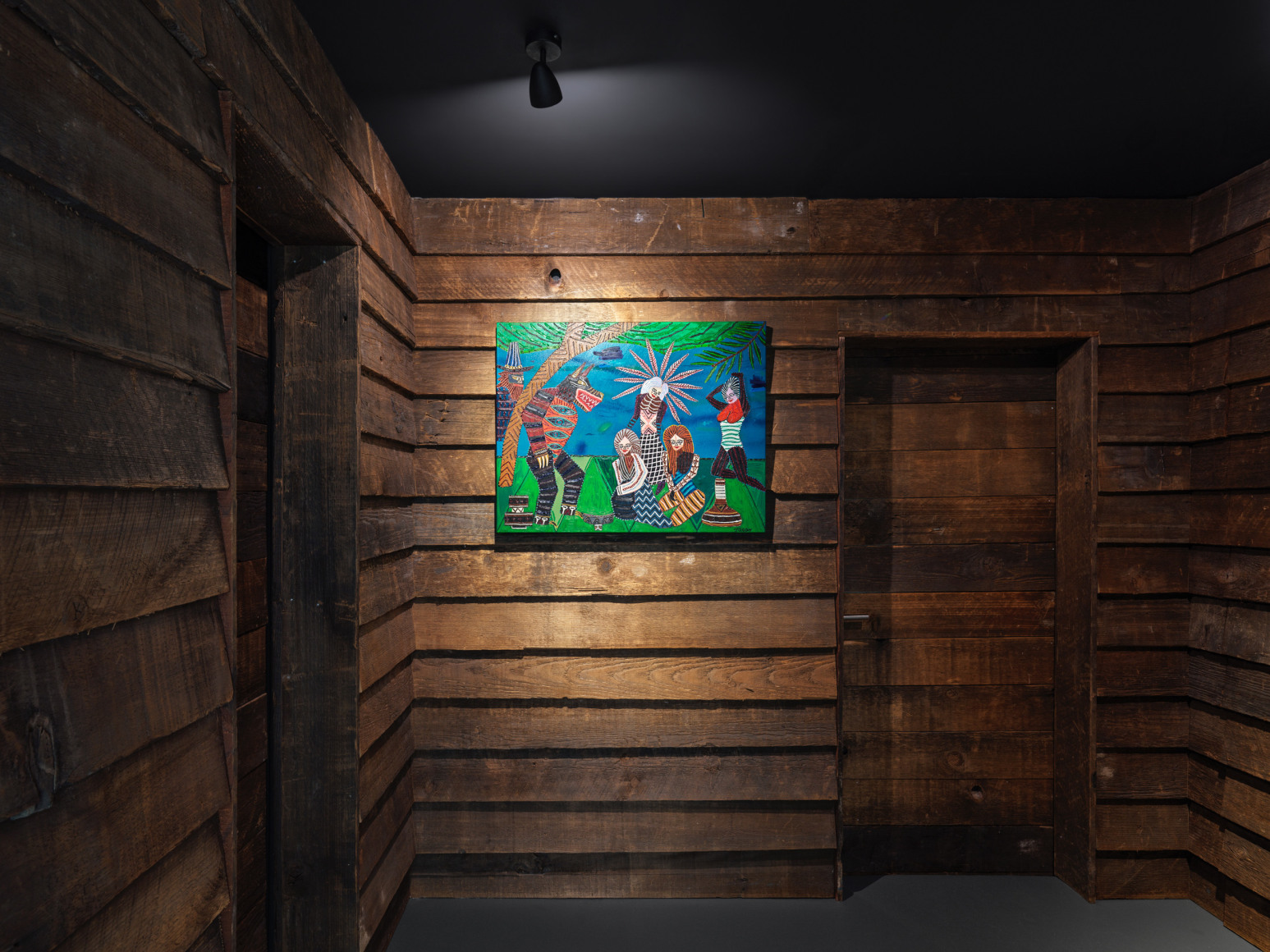 Installation view of Jordy Kerwick: So Many Sheep, So Few Wolves, Vito Schnabel Gallery, St. Moritz, July 18 – September 3, 2023; Artworks © Jordy Kerwick; Photo by Stefan Altenburger; Courtesy the artist and Vito Schnabel Gallery