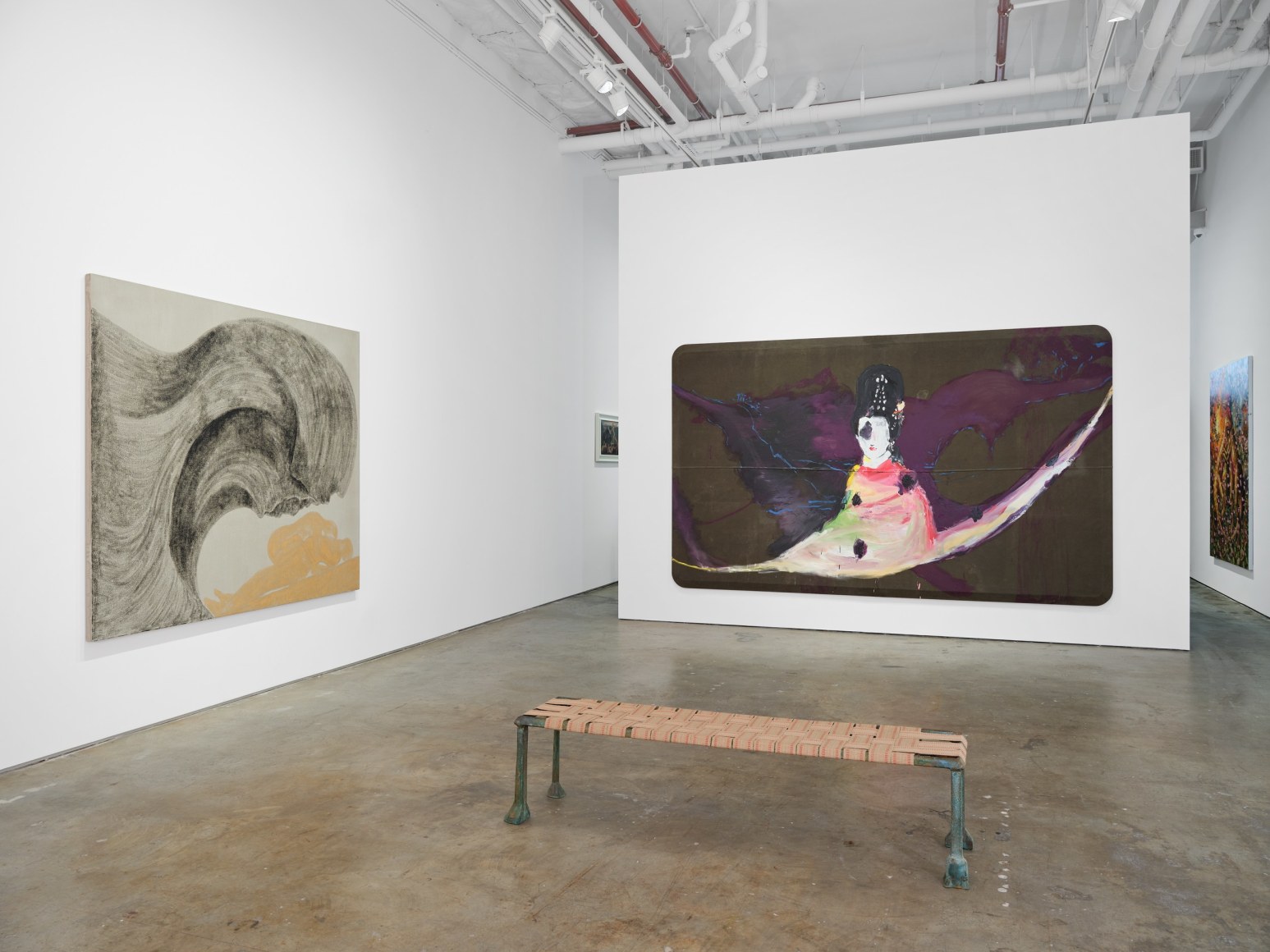 Installation view, These Days, Vito Schnabel Gallery, New York, NY, 2023; Artworks © Francesco Clemente © Julian Schnabel; Photo by Argenis Apolinario; Courtesy the artists and Vito Schnabel Gallery