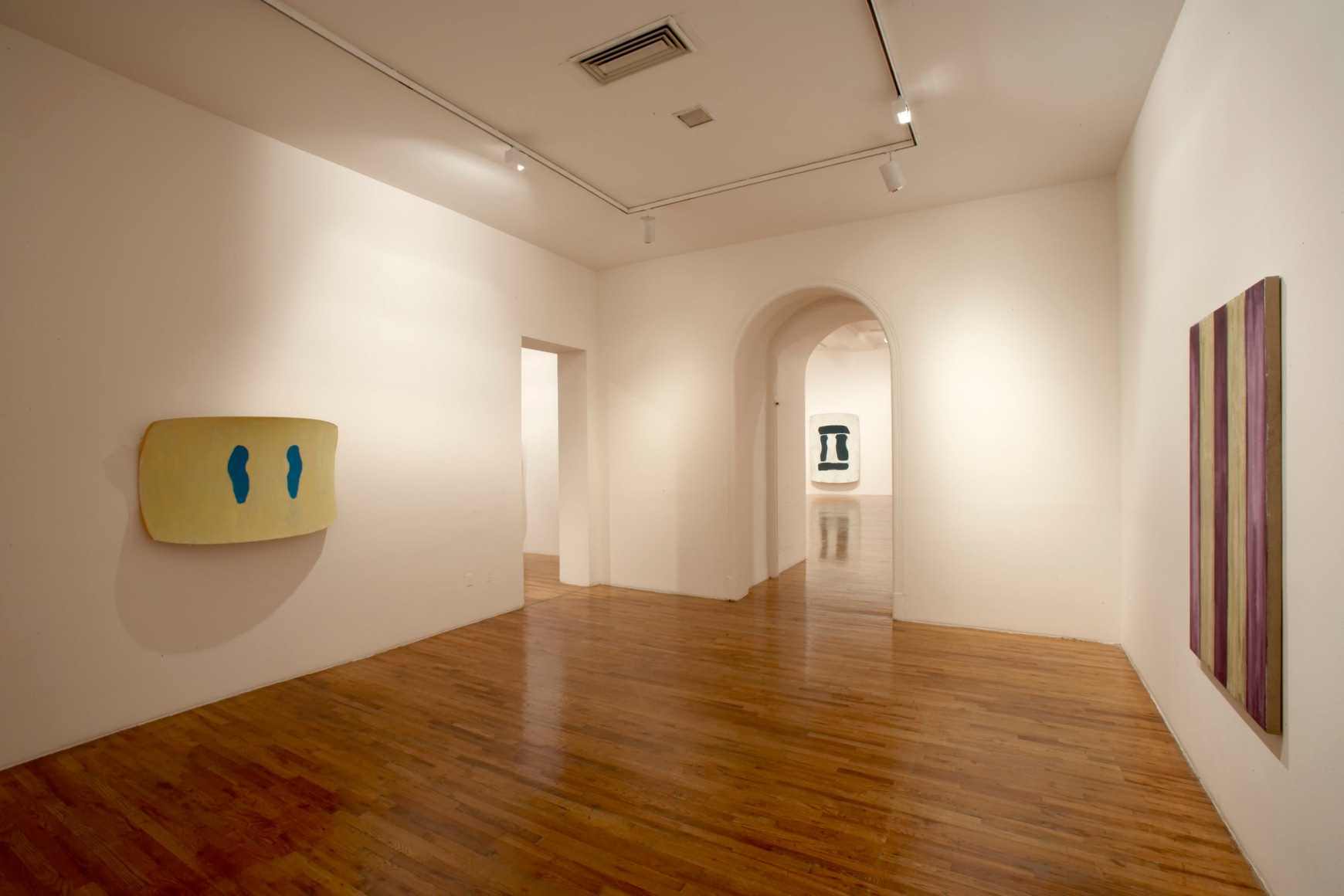 Installation view, Ron Gorchov, Double Trouble, MoMA PS1, Long Island City, New York, 2006