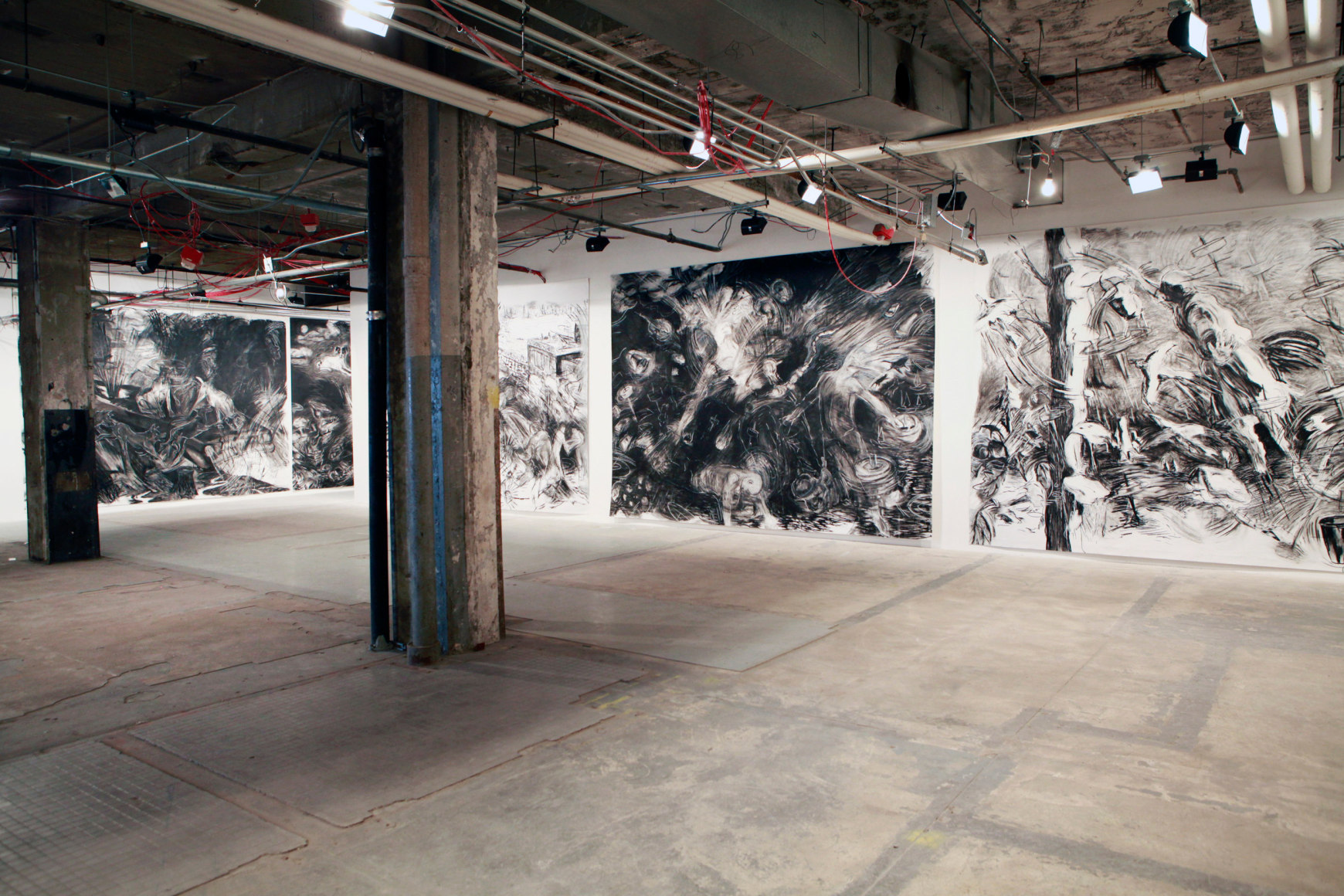 Installation view, Laurie Anderson, Boat, Vito Schnabel, New York, 2012