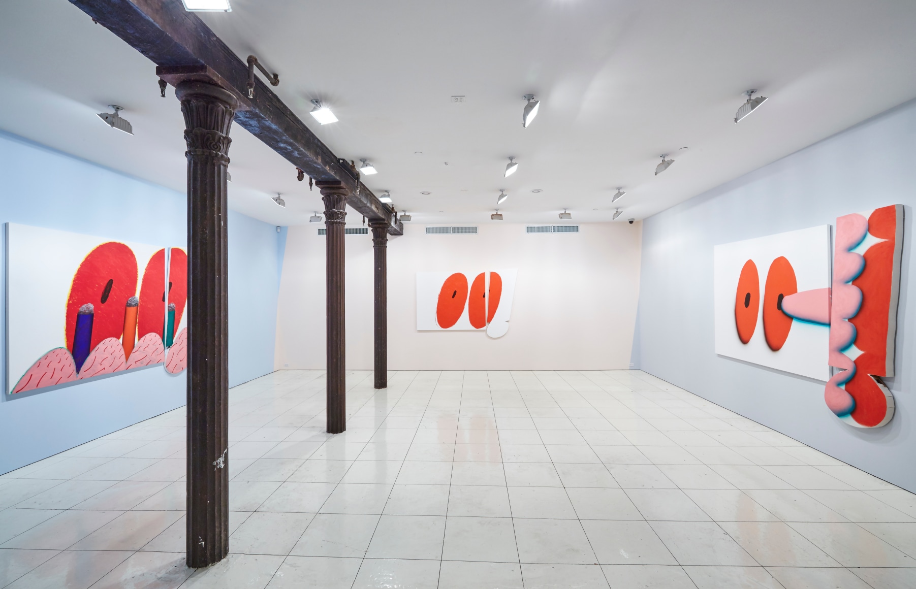 Installation view, James English Leary: Triple Motherfucker, Vito Schnabel Projects, New York, 2015
