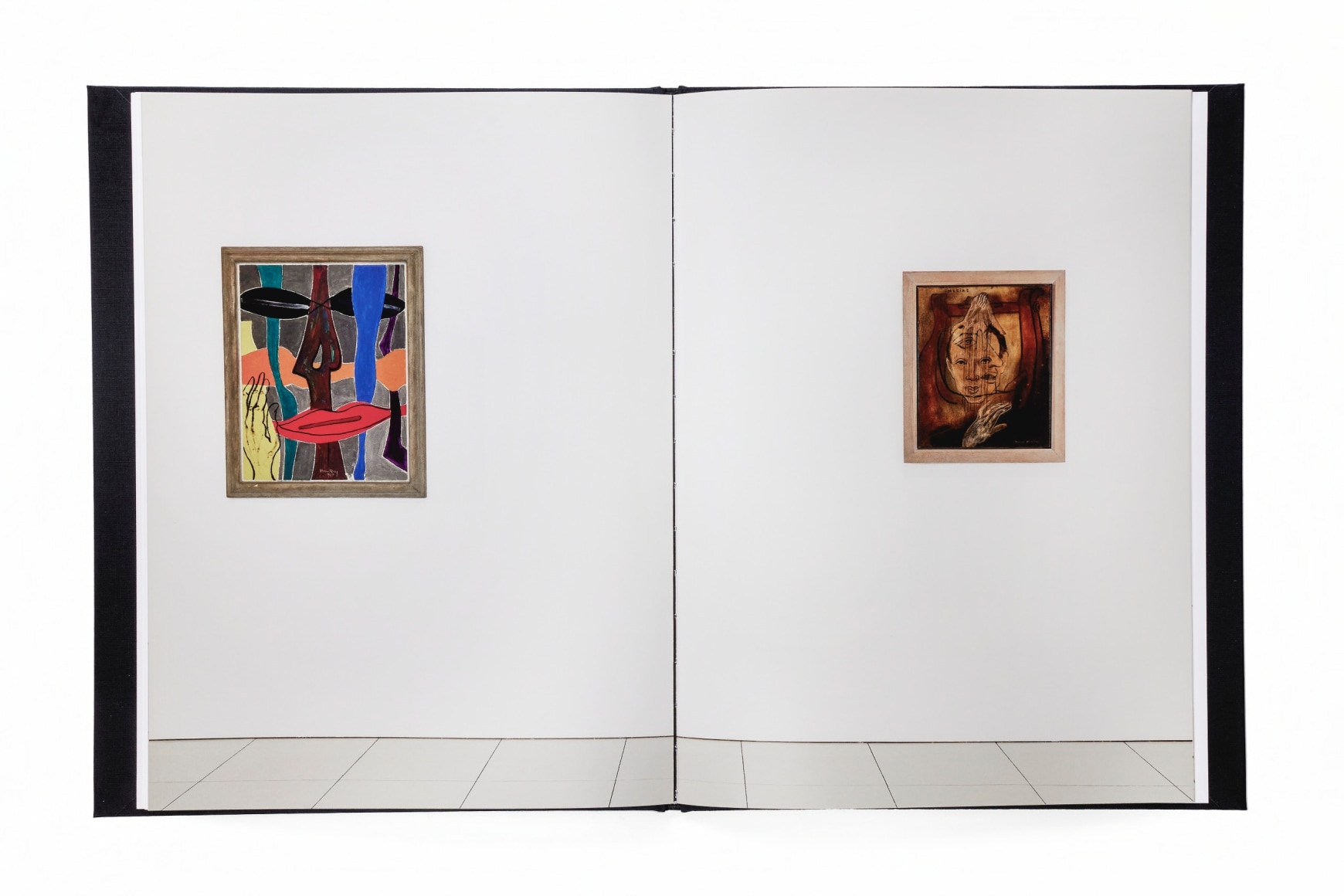 Interior spread of the Man Ray and Picabia catalogue