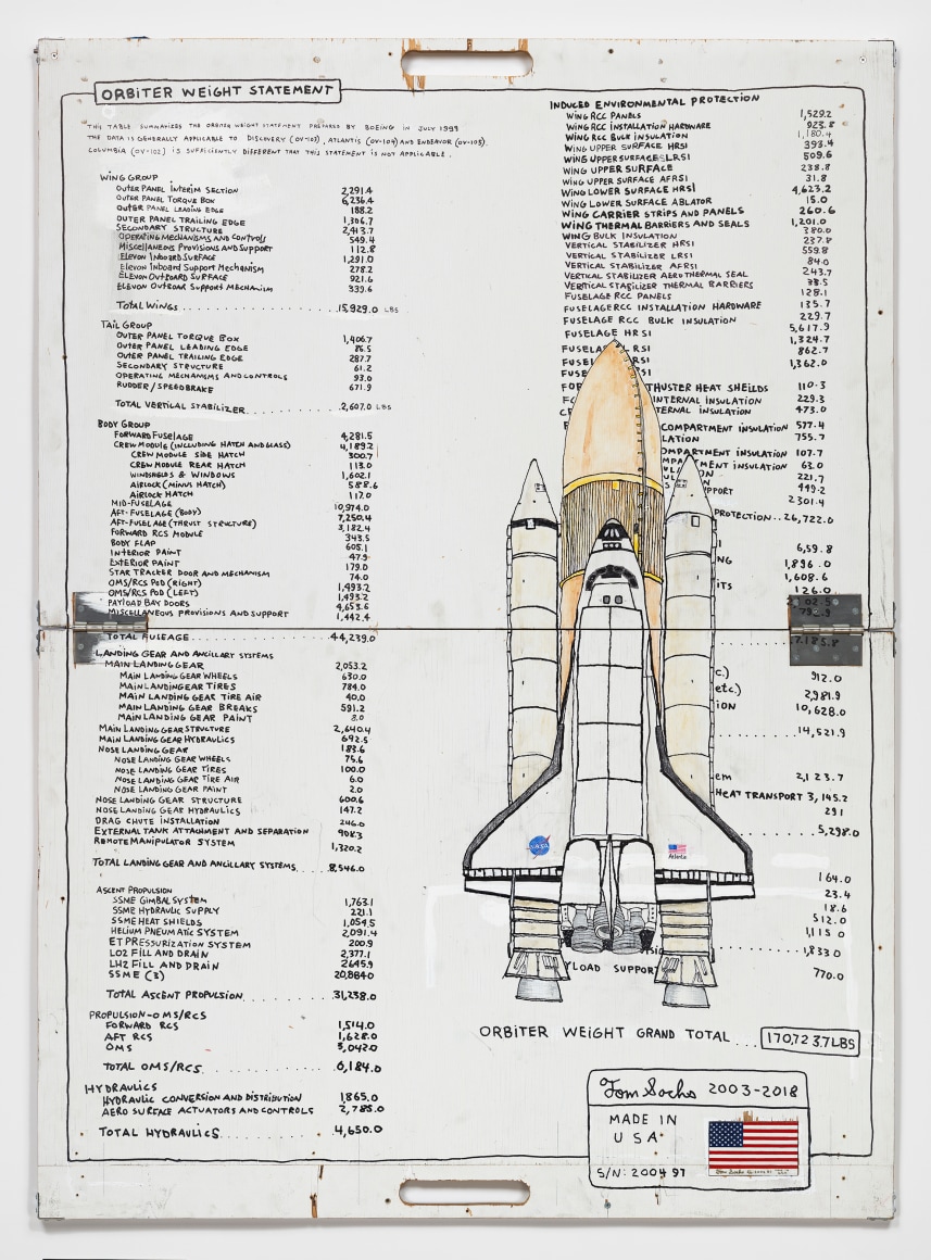 Tom Sachs, Orbiter Weight Statement, 2018