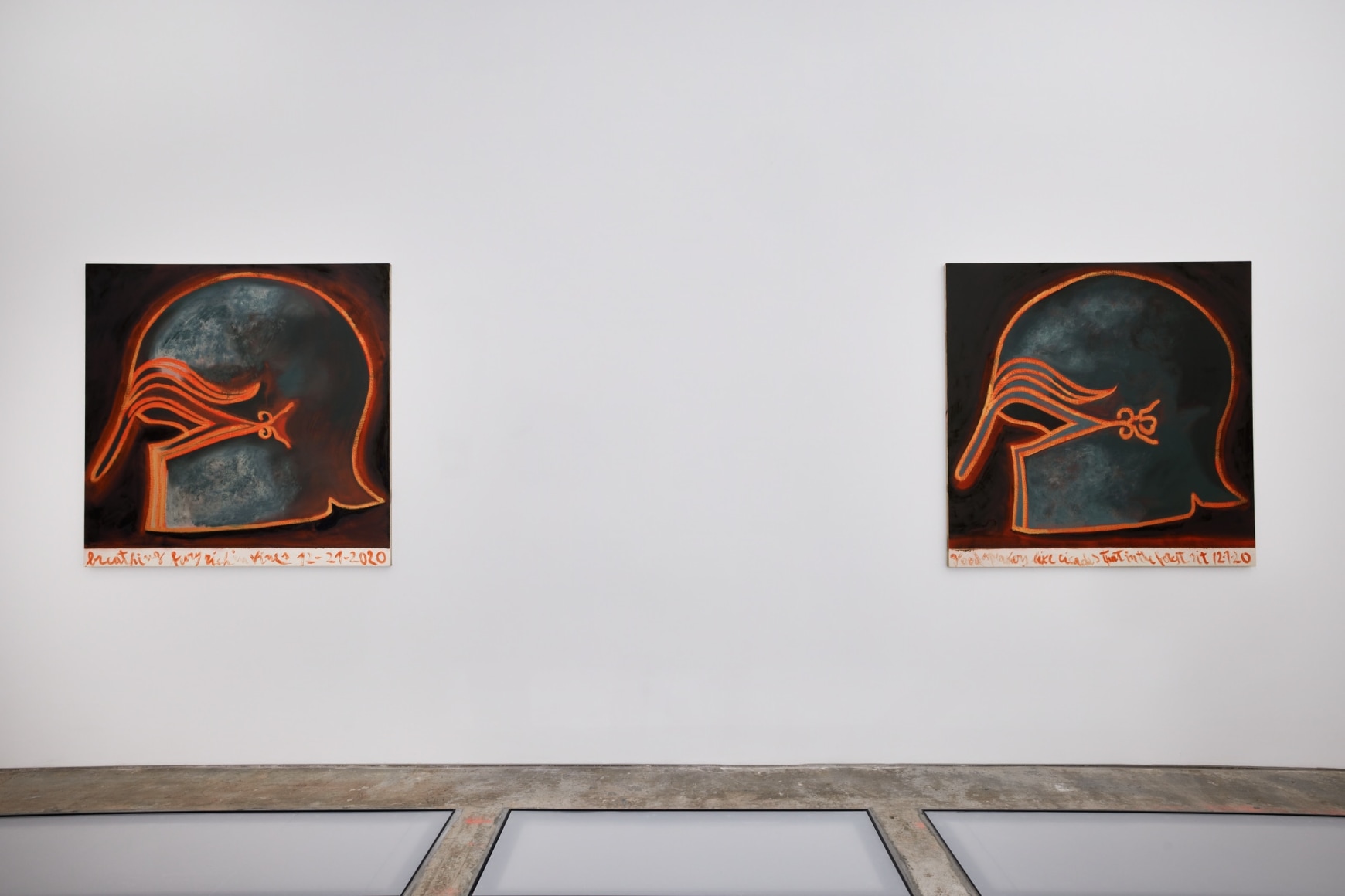 Installation view: Francesco Clemente, Fragments of Now, Vito Schnabel Gallery, New York