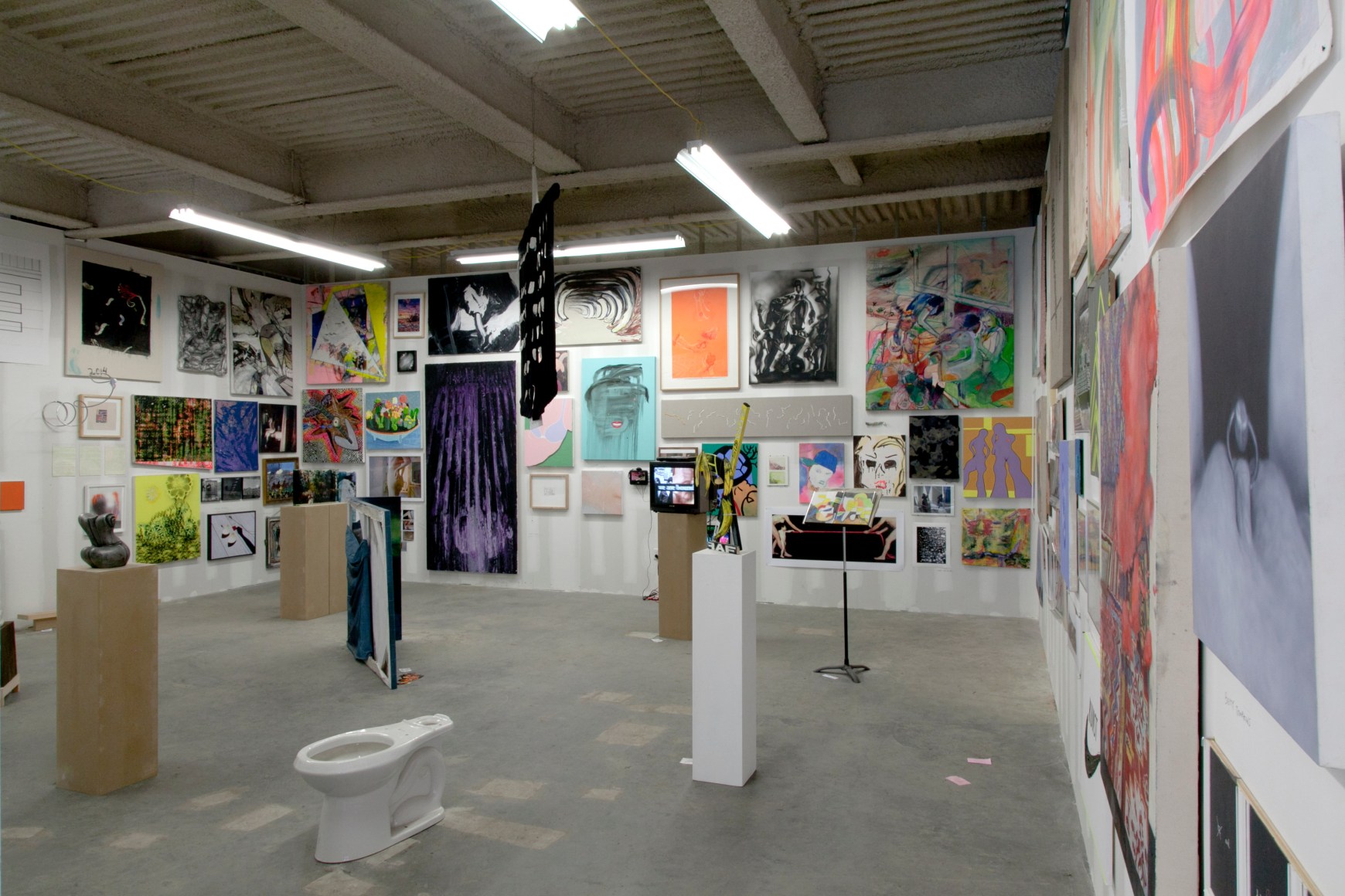 Installation view, The Bruce High Quality Foundation,&nbsp;The Last Brucennial,&nbsp;New York,&nbsp;2014