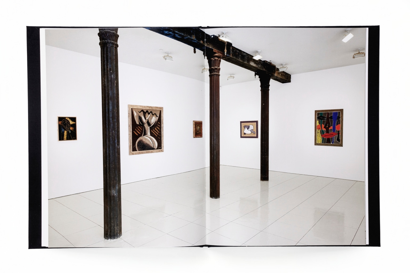 Interior spread of the Man Ray and Picabia catalogue