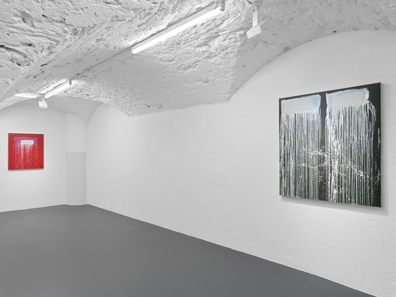 Installation view: Pat Steir: Paintings From The East