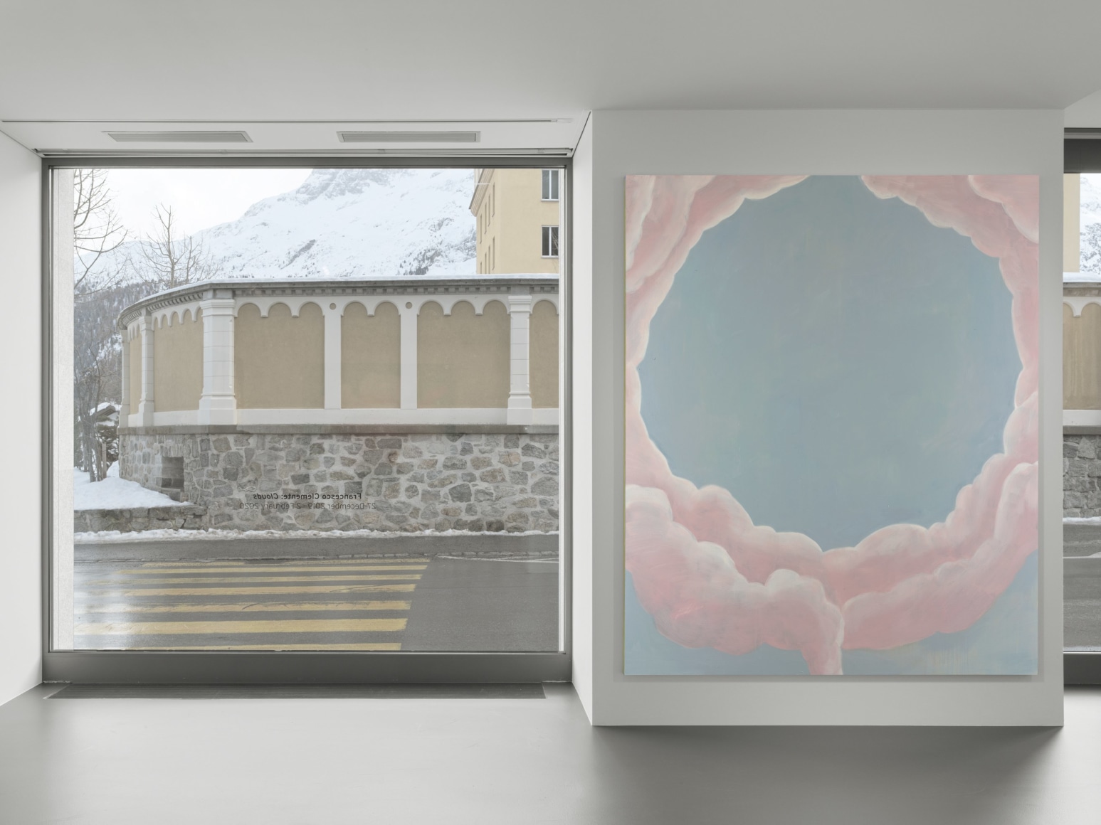 Installation view: Francesco Clemente Clouds