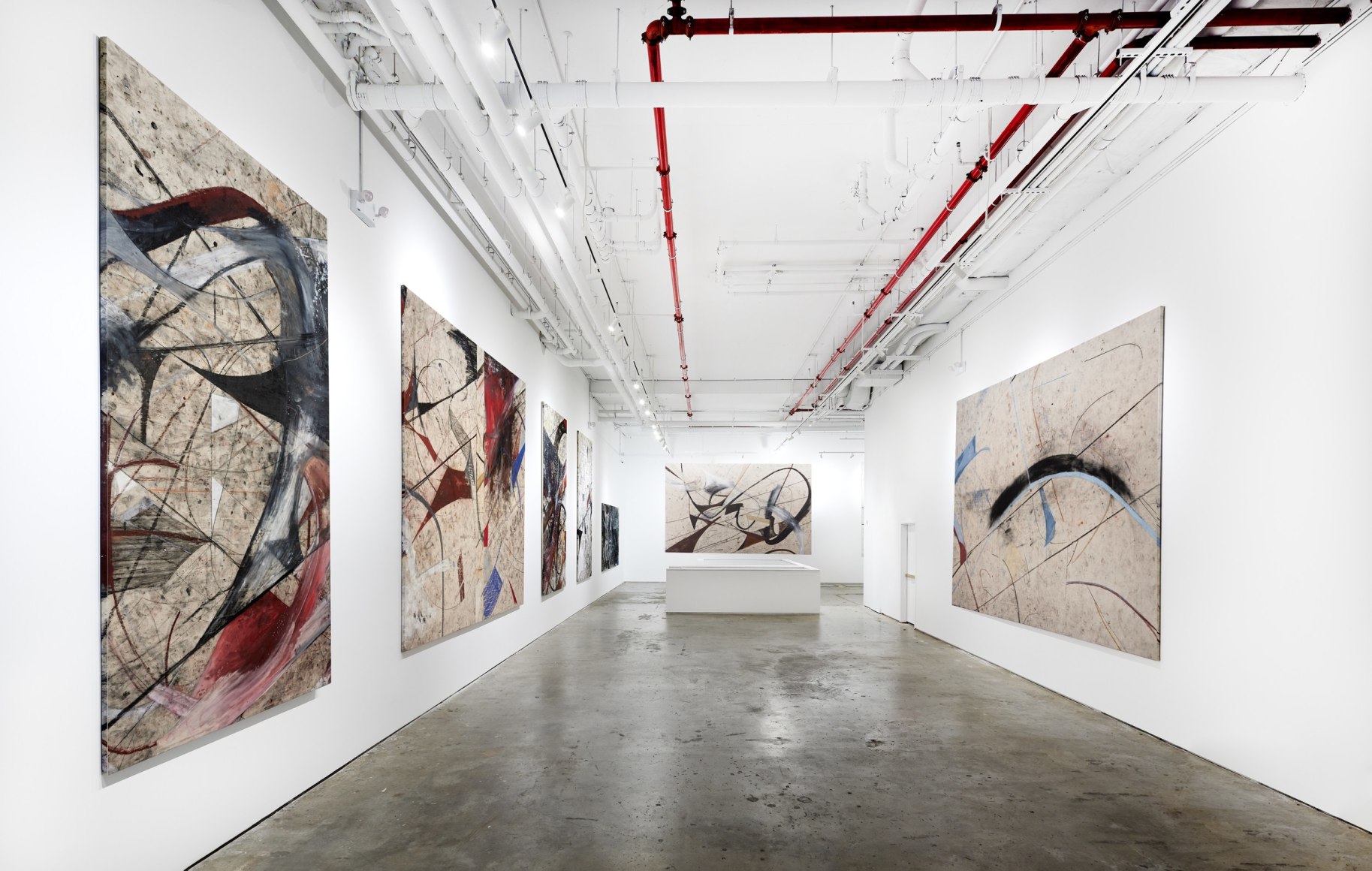 Installation view, Mariana Oushiro: Supernova, Vito Schnabel Gallery, New York, NY, 2022; Artworks © Mariana Oushiro; Photo by Argenis Apolinario; Courtesy the artist and Vito Schnabel Gallery 