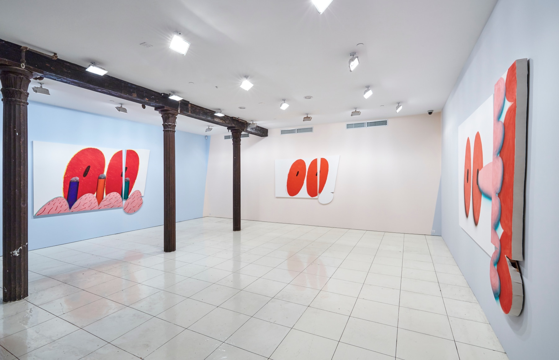 Installation view, James English Leary: Triple Motherfucker, Vito Schnabel Projects, New York, 2015