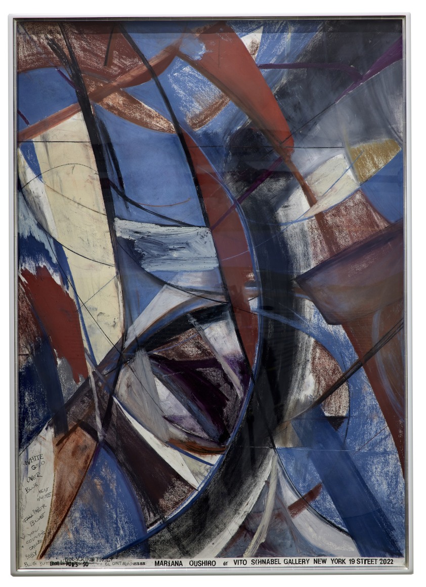 Mariana Oushiro, Paper blue, 2022