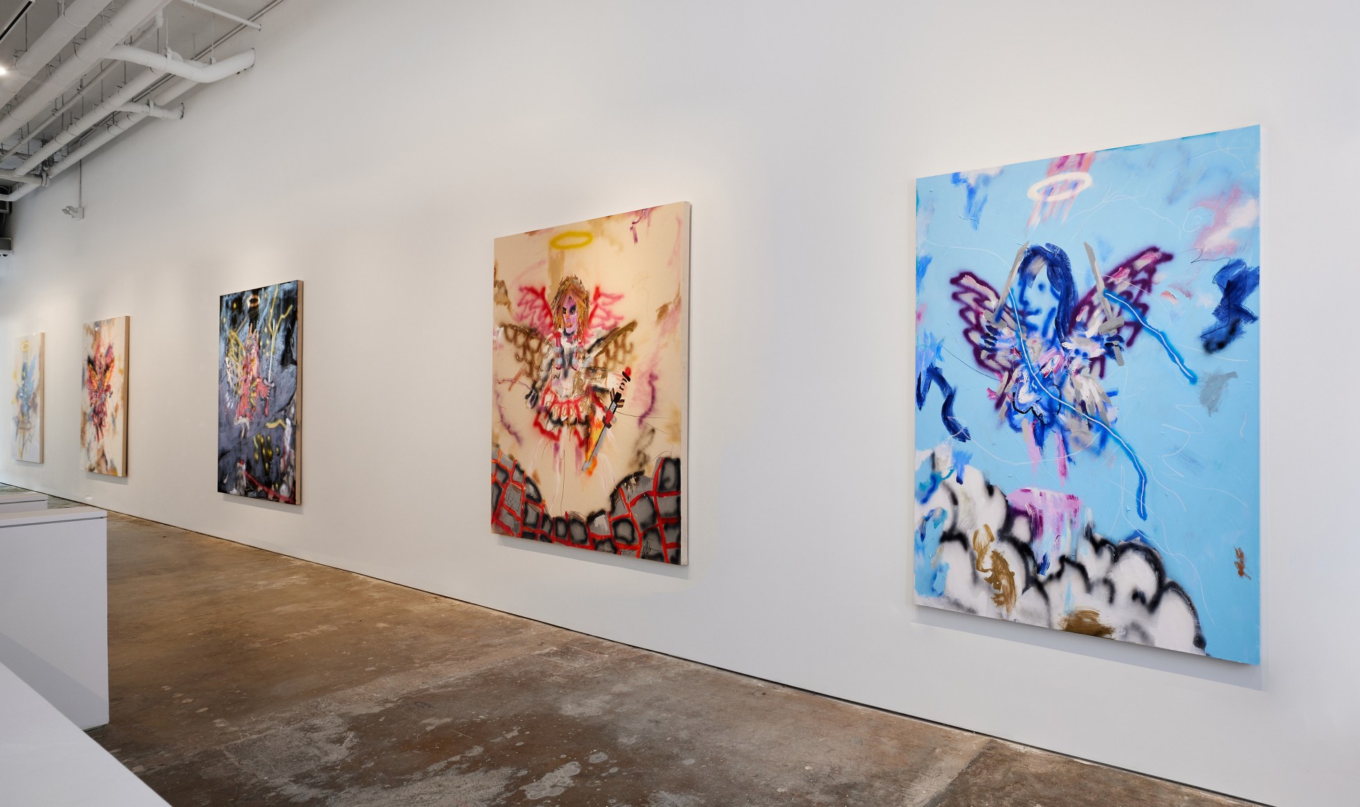 Installation view: Robert Nava, Angels, Vito Schnabel Gallery, New York