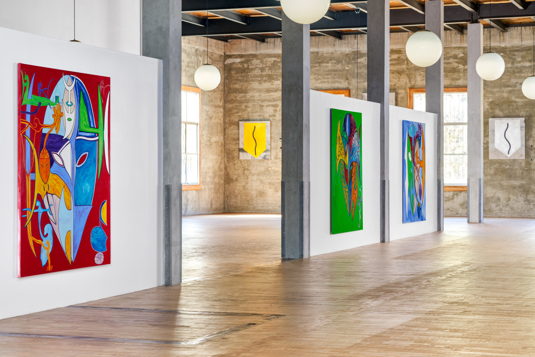 Installation image of painting