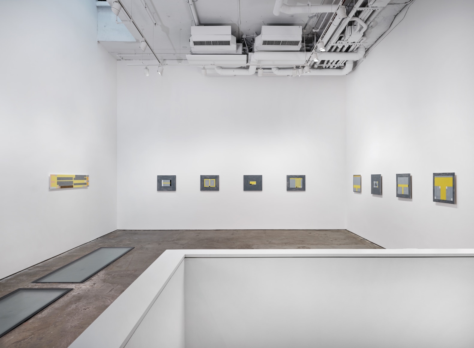 Installation of paintings by Robert Storr