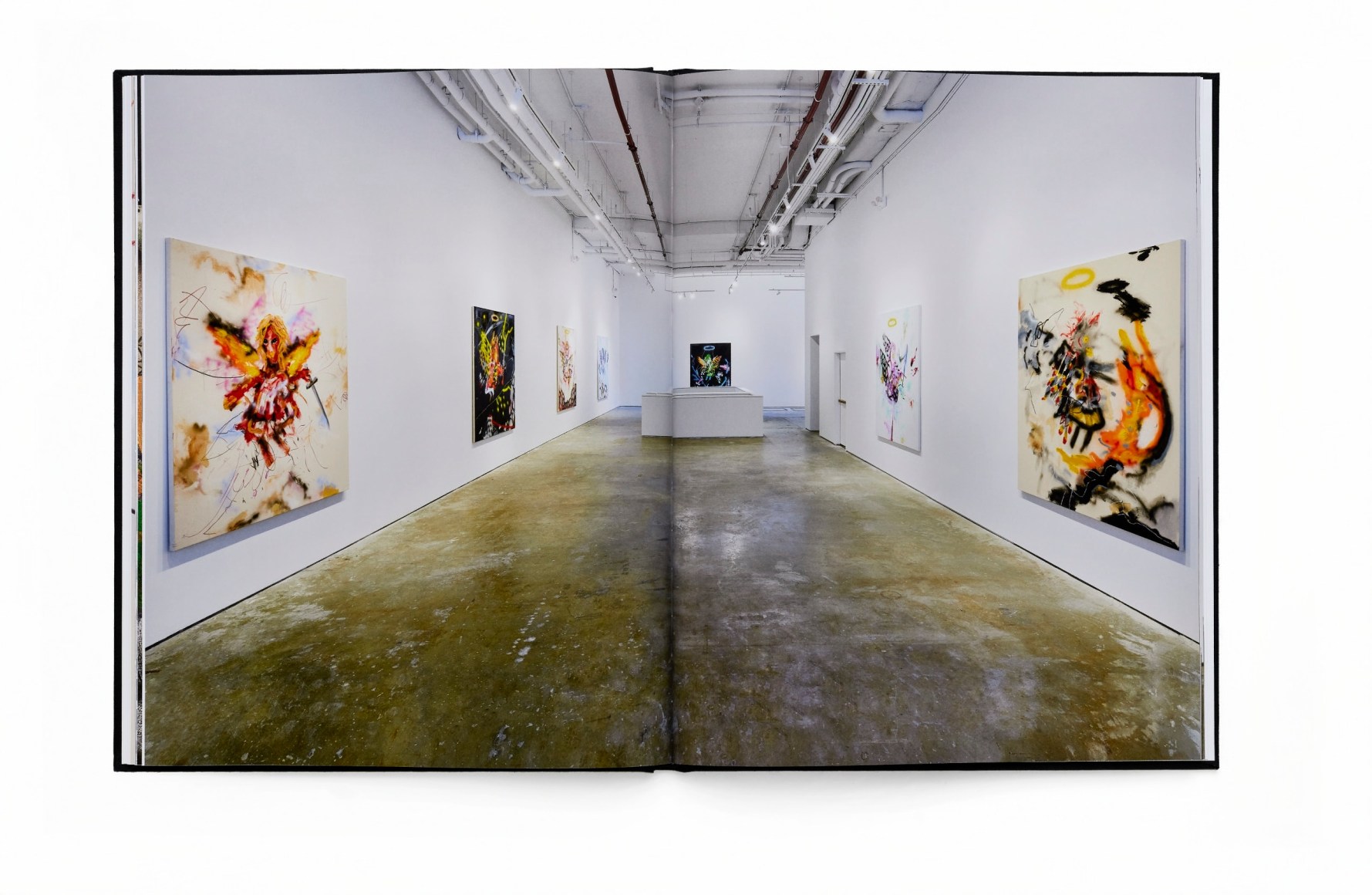 A photo of the catalogue for Robert Nava's exhibition &quot;Angels&quot;