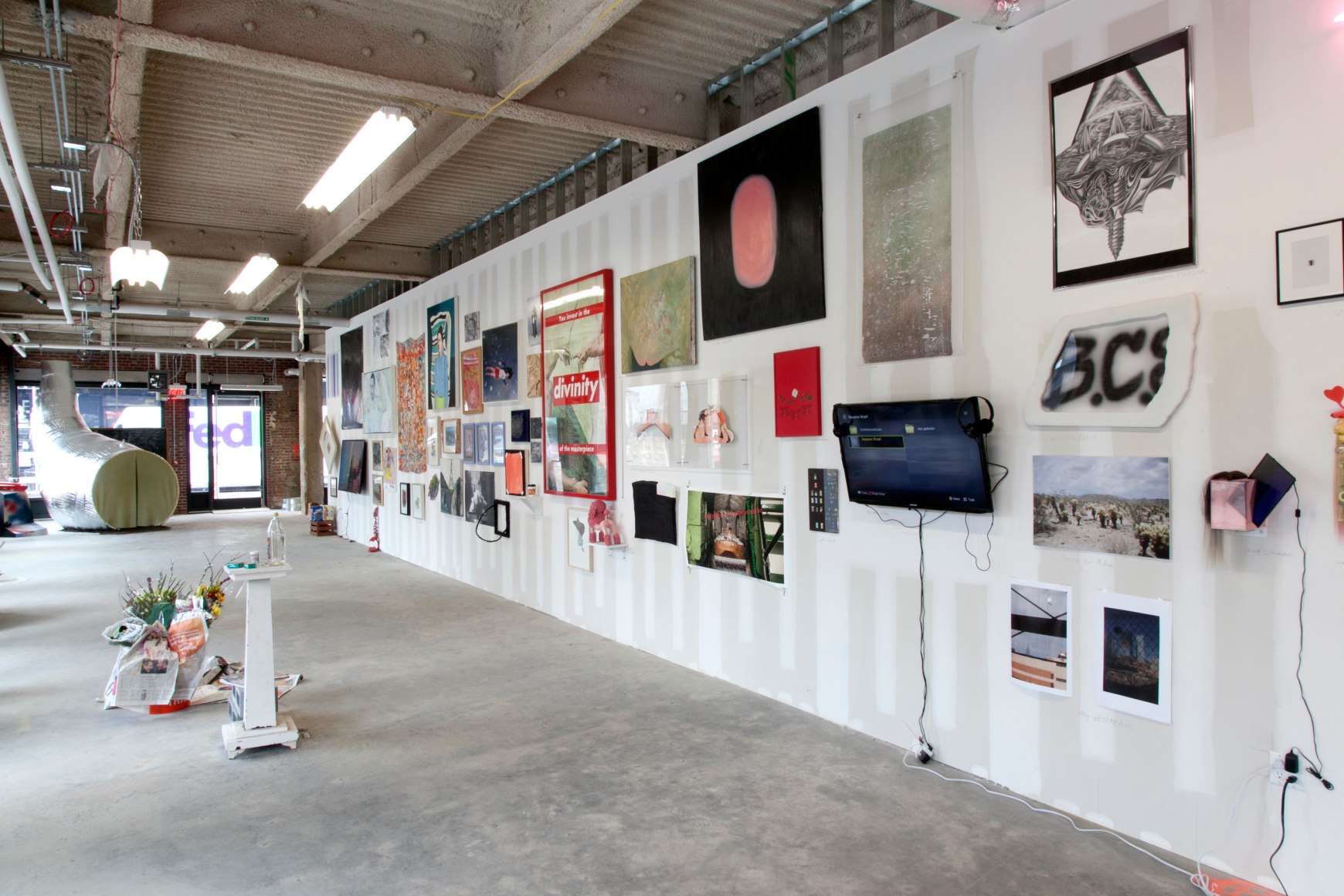 Installation view, The Bruce High Quality Foundation,&nbsp;The Last Brucennial,&nbsp;New York,&nbsp;2014