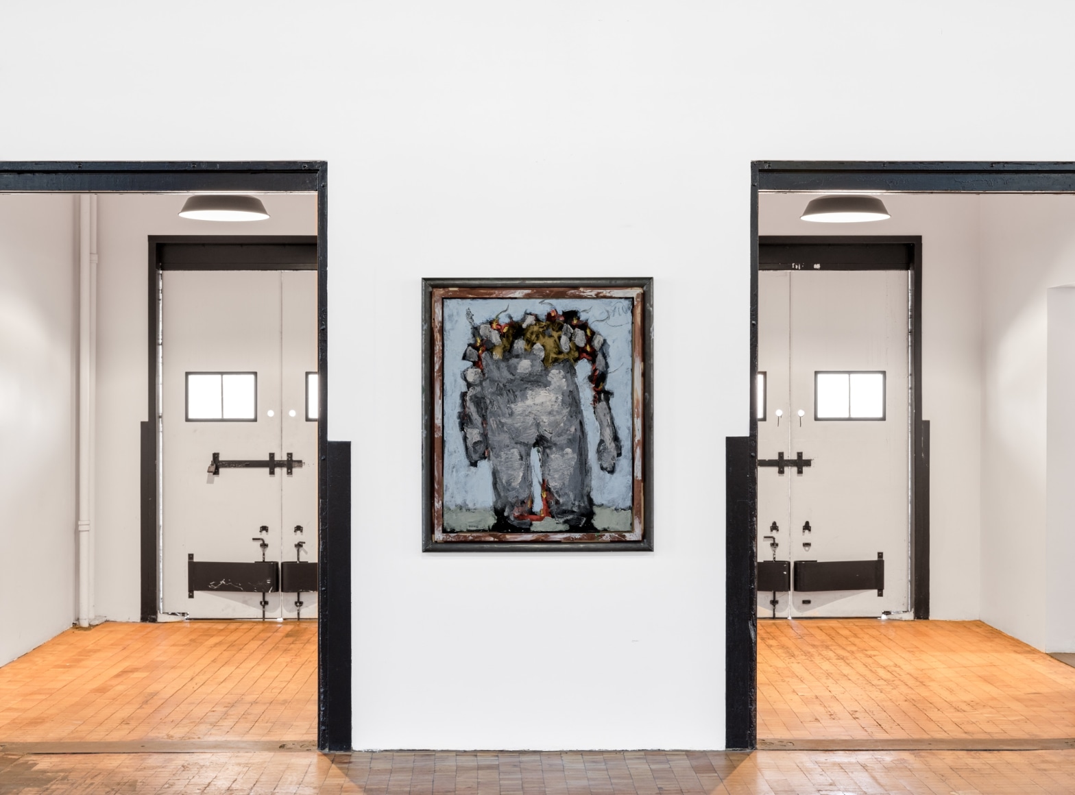 Installation view, Markus L&uuml;pertz: Markus the Painter or the Ratio of the Impossible, Vito Schnabel Gallery, Old Santa Monica Post Office, CA, 2023; Artworks &copy; Artists Rights Society (ARS), New York / VG Bild-Kunst, Bonn; Photo by Elon Schoenholz; Courtesy the artist and Vito Schnabel Gallery