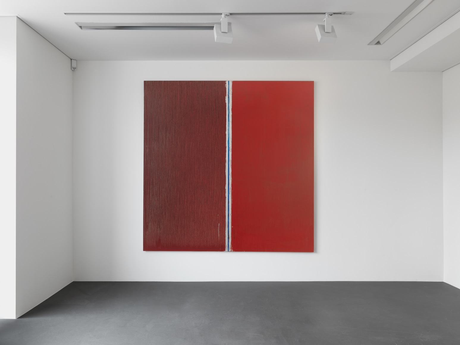 Installation view: Pat Steir, Paintings, Vito Schnabel Gallery, St. Moritz, 2019