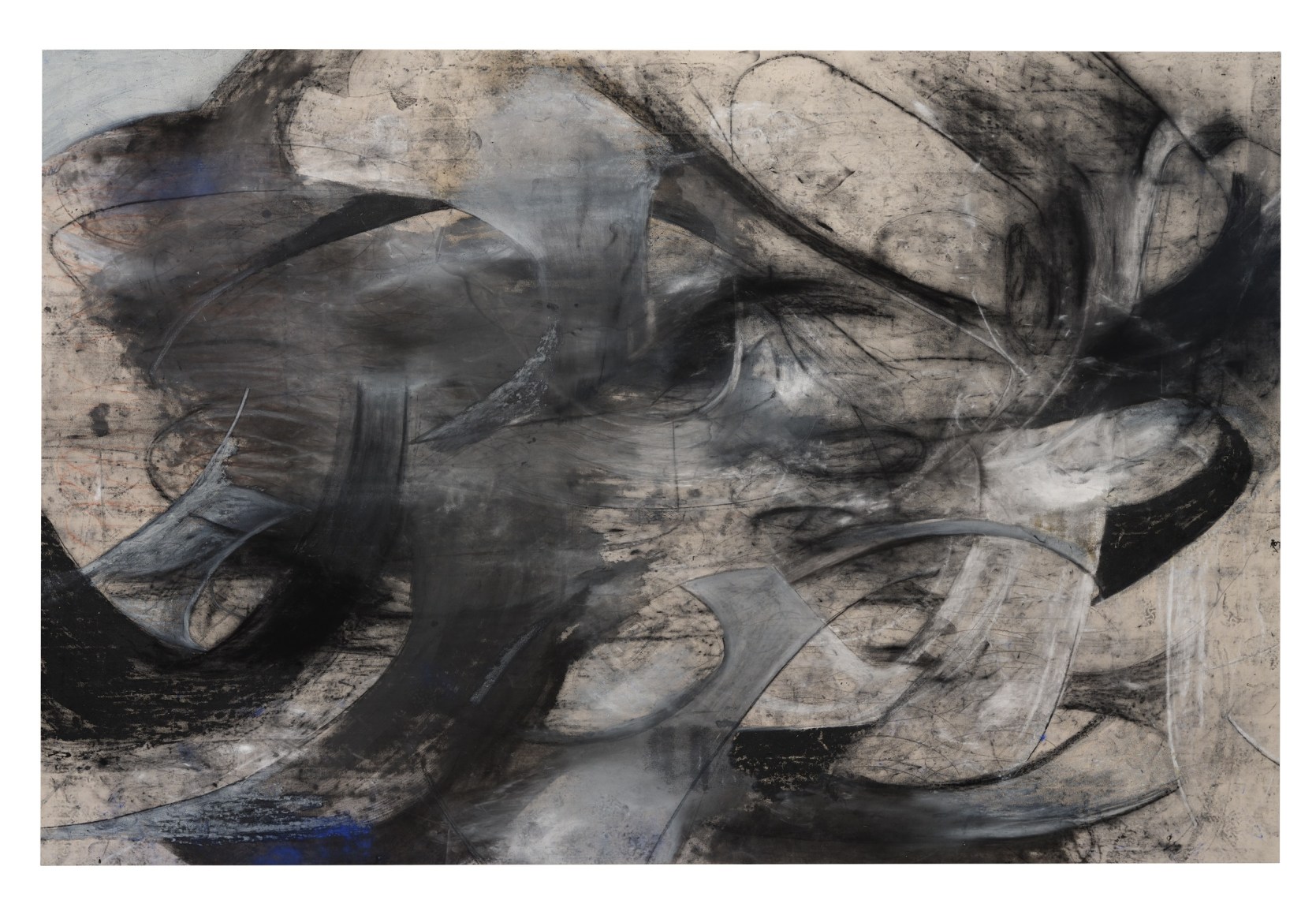 Abstract painting by Mariana Oushiro