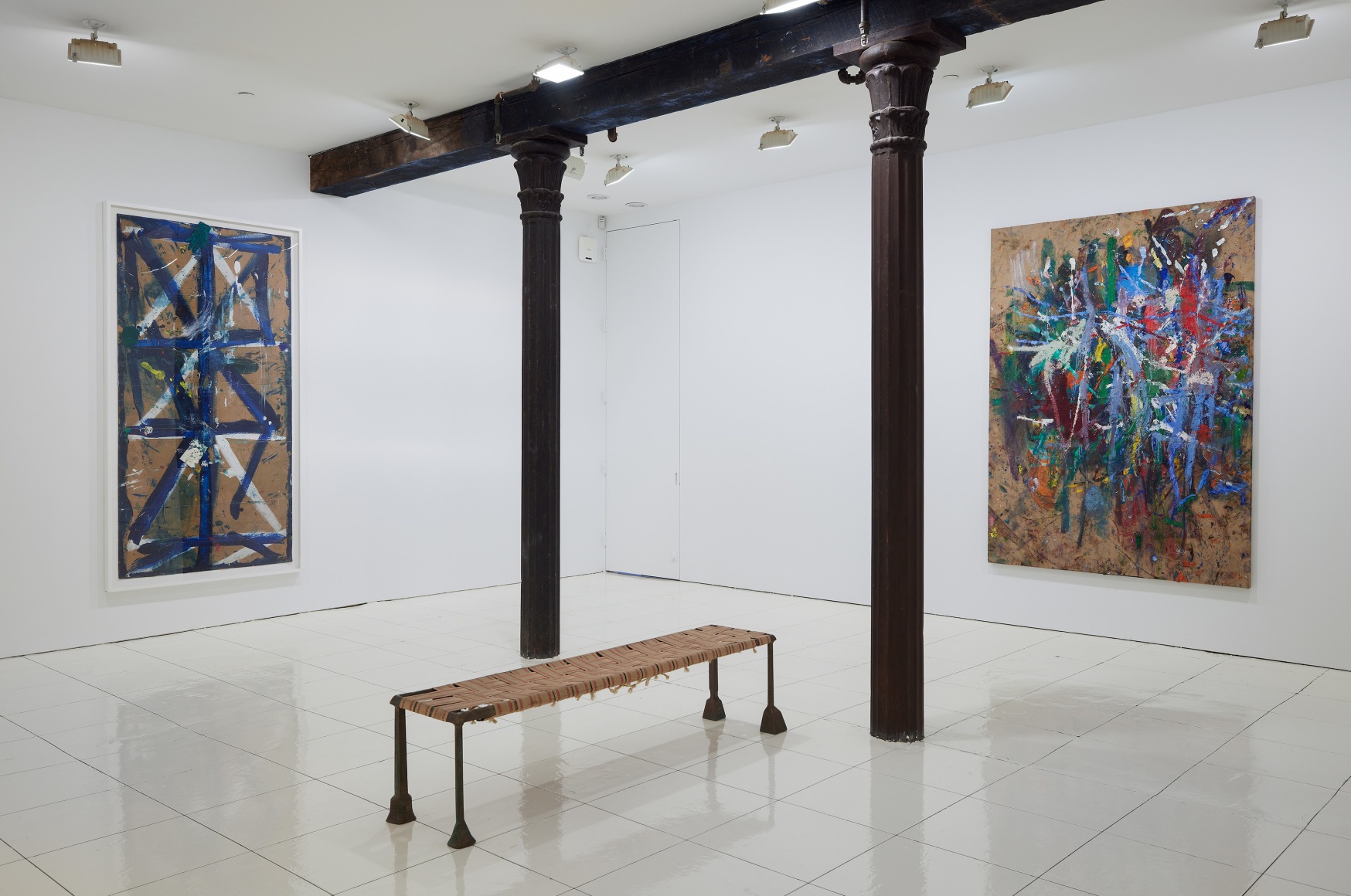 An installation view of Spencer Lewis's exhibition