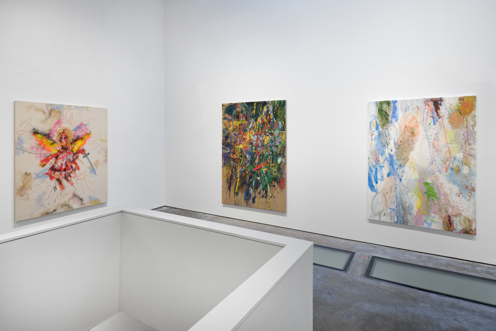 Installation view, These Days, Vito Schnabel Gallery, New York, NY, 2023; Artworks © Robert Nava © Spencer Lewis © Caitlin Lonegan; Photo by Argenis Apolinario; Courtesy the artists and Vito Schnabel Gallery