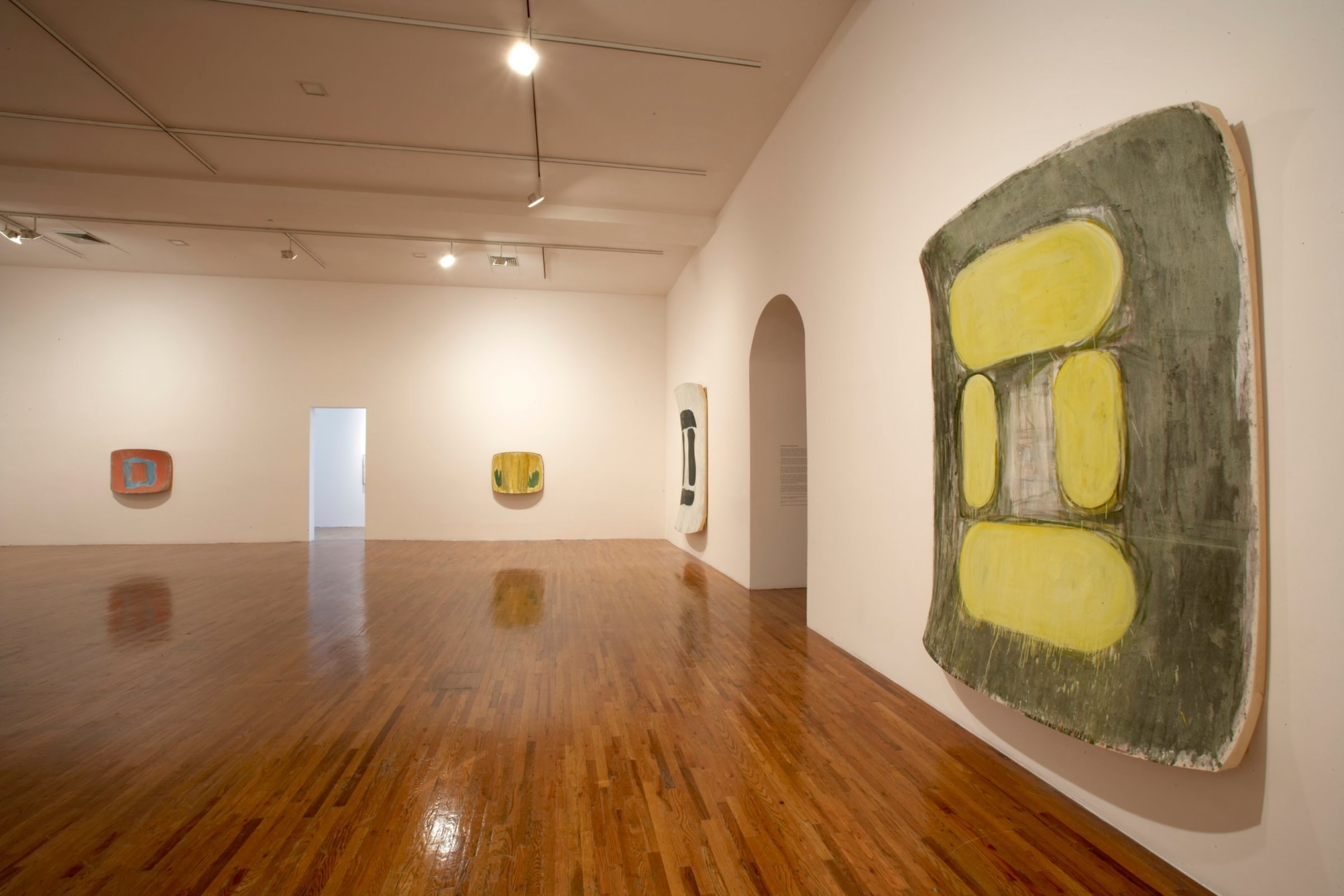 Installation view, Ron Gorchov, Double Trouble, MoMA PS1, Long Island City, New York, 2006