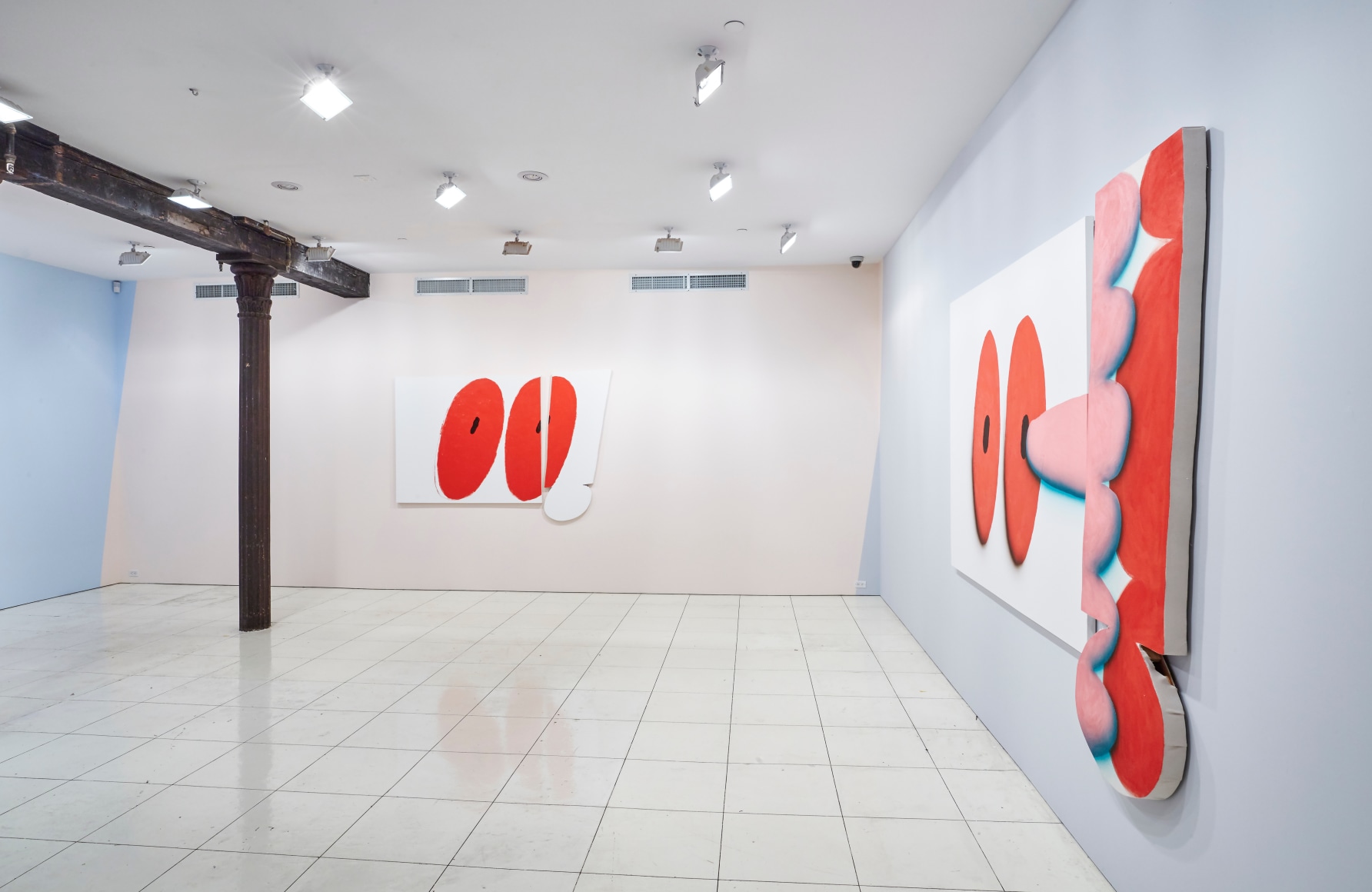 Installation view, James English Leary: Triple Motherfucker, Vito Schnabel Projects, New York, 2015