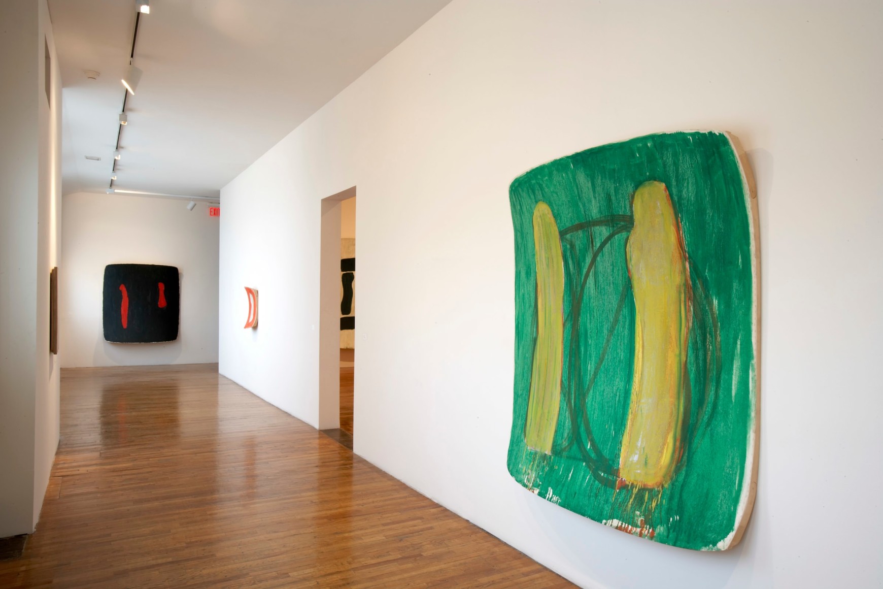 Installation view, Ron Gorchov, Double Trouble, MoMA PS1, Long Island City, New York, 2006