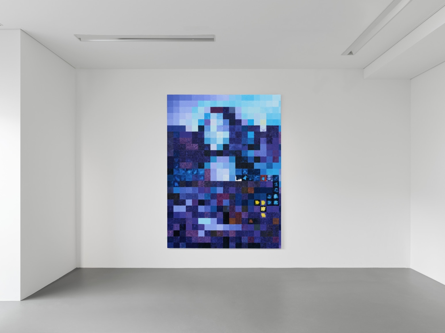 Installation view, Gus Van Sant: Mona Lisa, Vito Schnabel Gallery, St. Moritz, Switzerland, 2021-2022; Artworks © Gus Van Sant; Photo by Stefan Altenburger; Courtesy the artist and Vito Schnabel Gallery